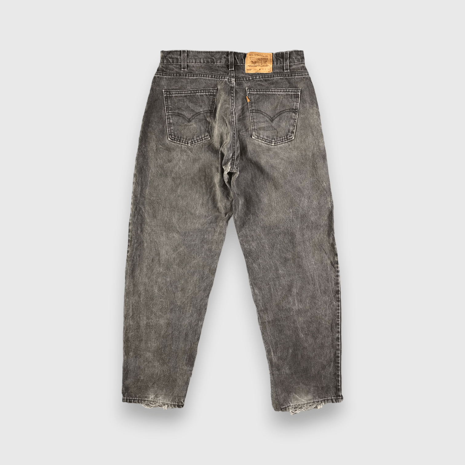Levi's 90s Vintage Levis 560 Jeans-J3655 Size US 36 / EU 52 - 2 Thumbnail