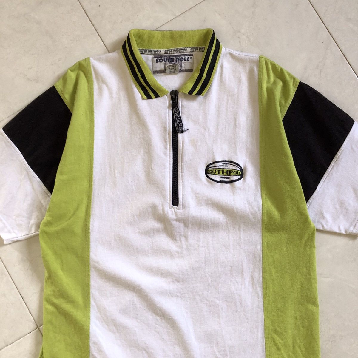 Southpole SOUTHPOLE Rare Design Half Zipper Collar Shirt Size US S / EU 44-46 / 1 - 3 Thumbnail