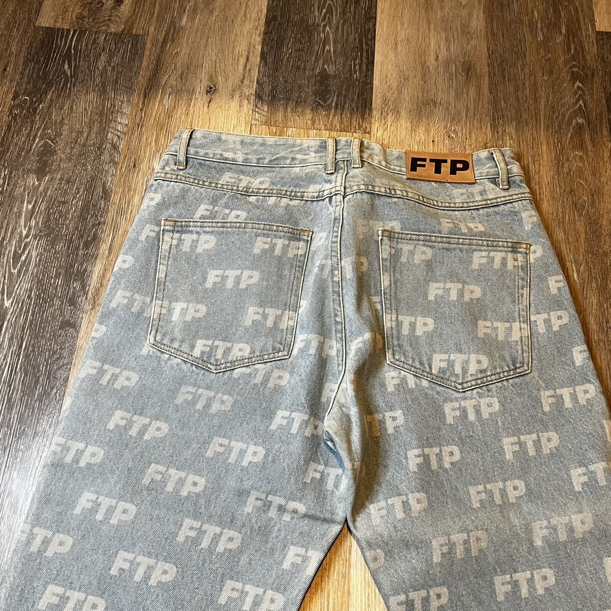 Fuck The Population Fuck The Population Allover Denim pant Jeans Size US 32 / EU 48 - 18 Thumbnail