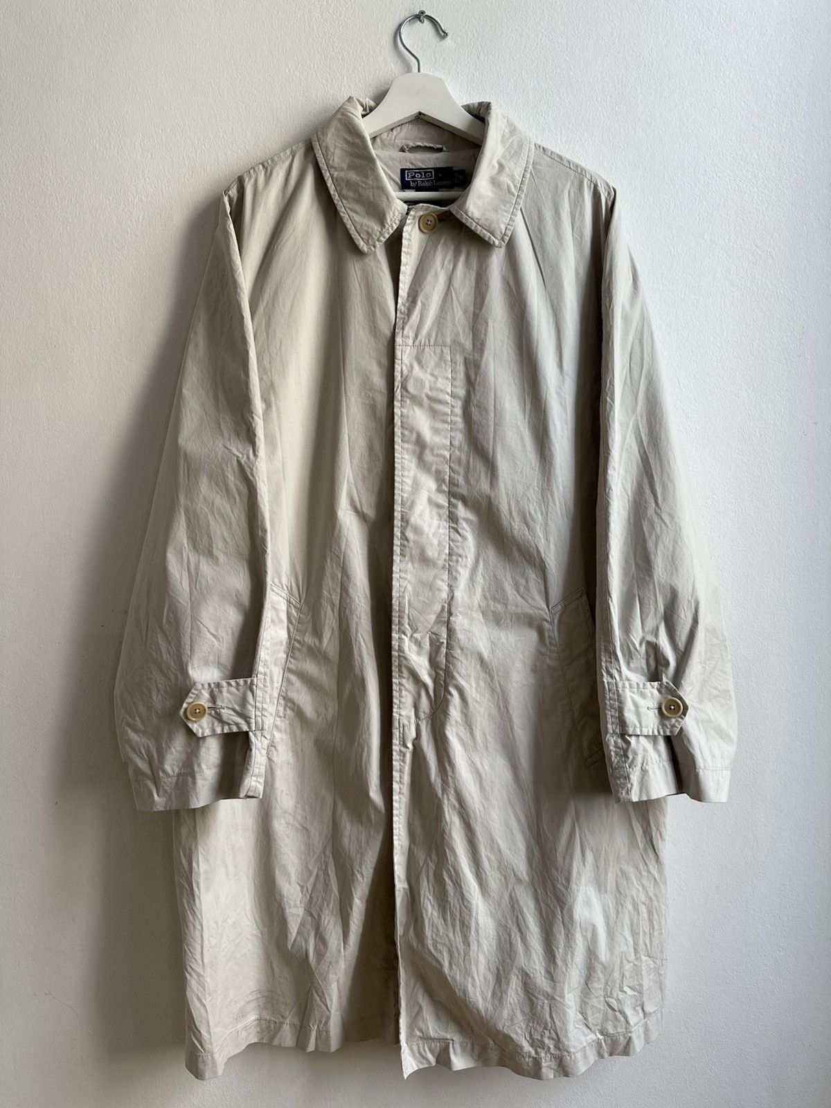 Polo Ralph Lauren Polo Ralph Lauren Vintage Rare 90s Mens Long Trench Coat Size US M / EU 48-50 / 2 - 1 Thumbnail