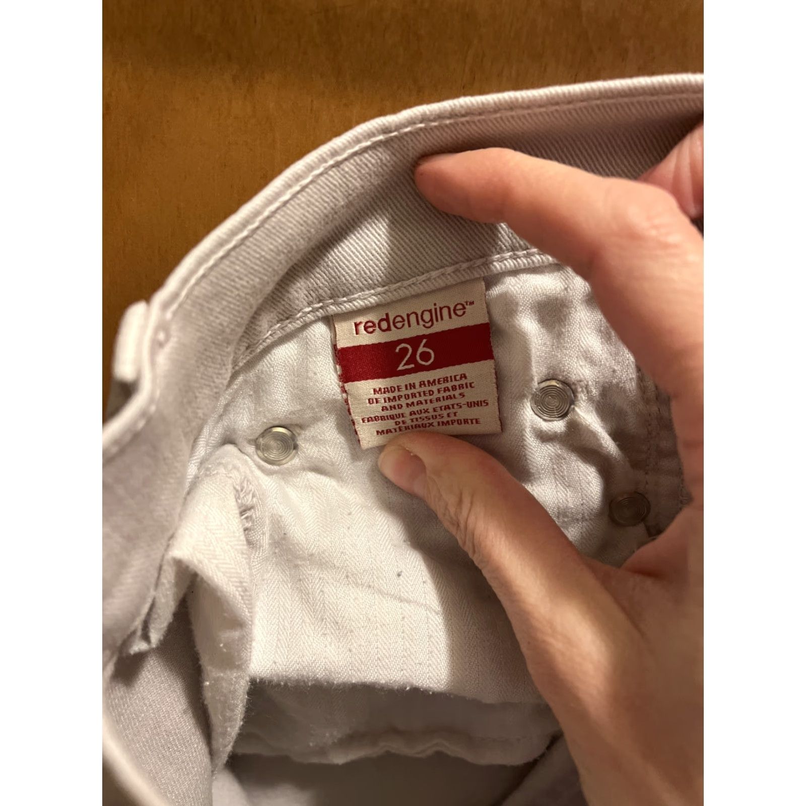 Vintage VINTAGE Red Engine Women's Jeans Slim Boyfriend Crop 26 Gray Cotton Denim Summer Fashion Size 26" / US 2 / IT 38 - 8 Thumbnail