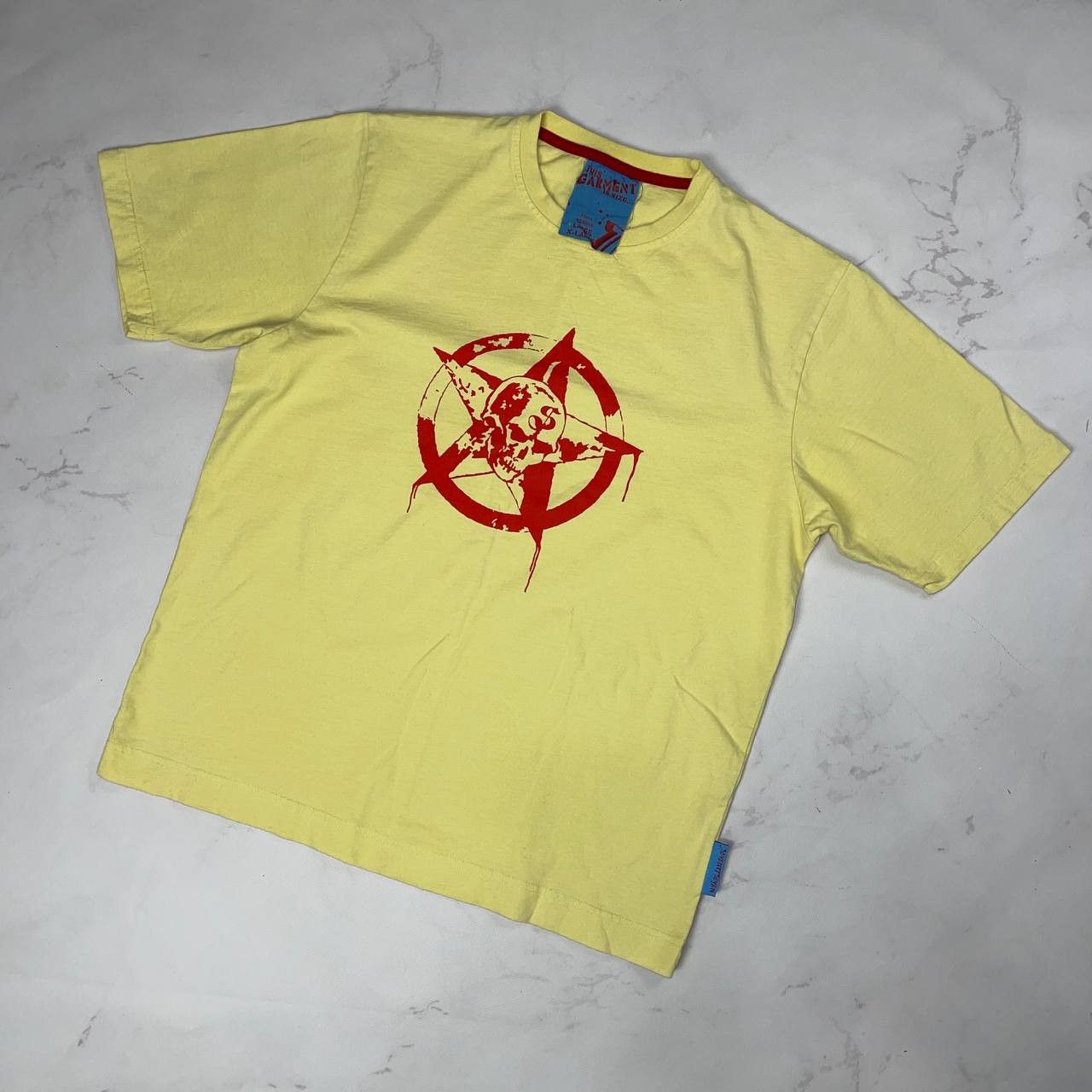 Vintage Seventyseven T Shirt Mens Size Large Skull sectarian circle Size US L / EU 52-54 / 3 - 2 Thumbnail