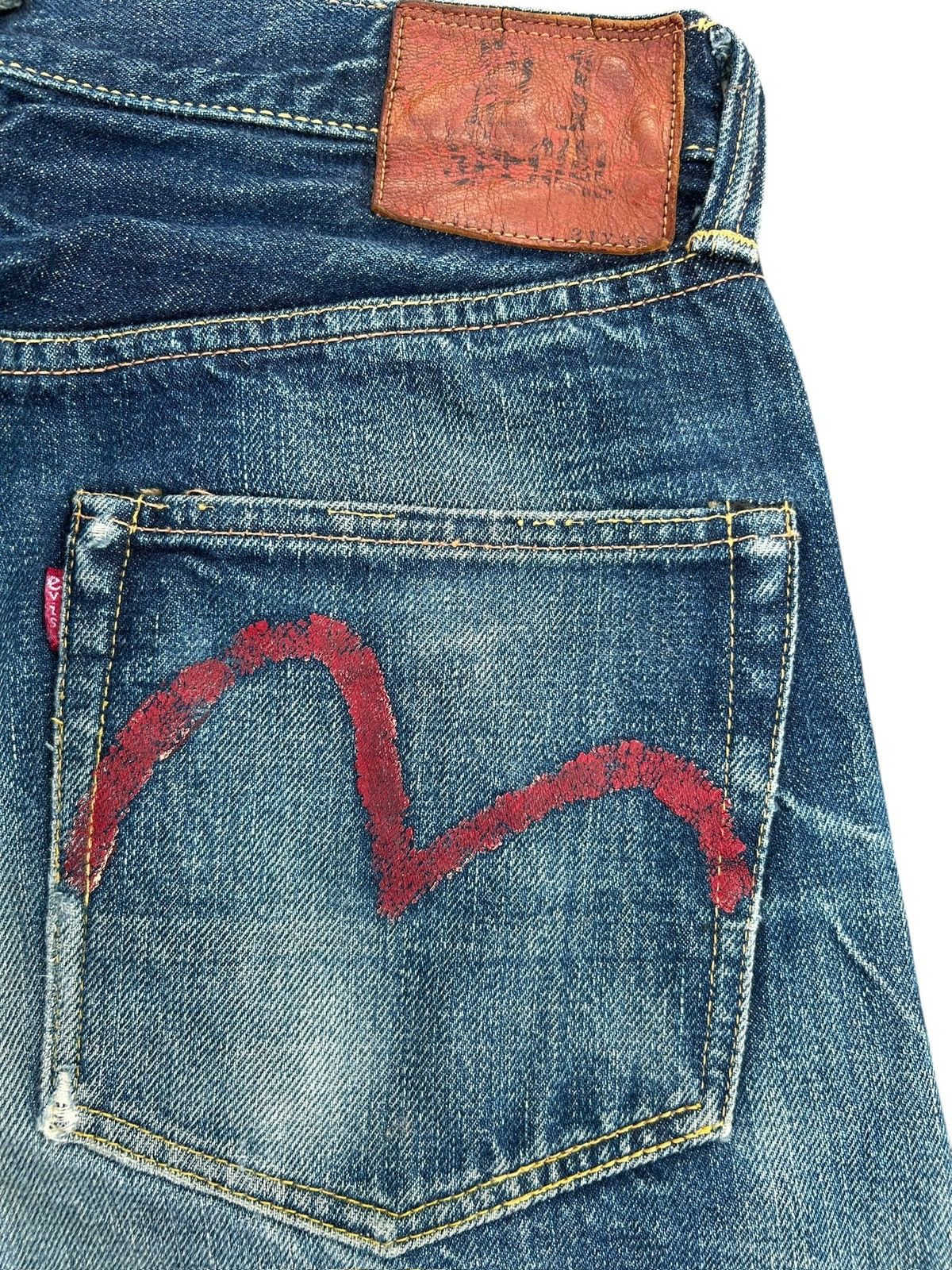 Kapital Vintage Evisu Selvedge No1 Special Distressed Denim Jeans Size US 28 / EU 44 - 4 Thumbnail