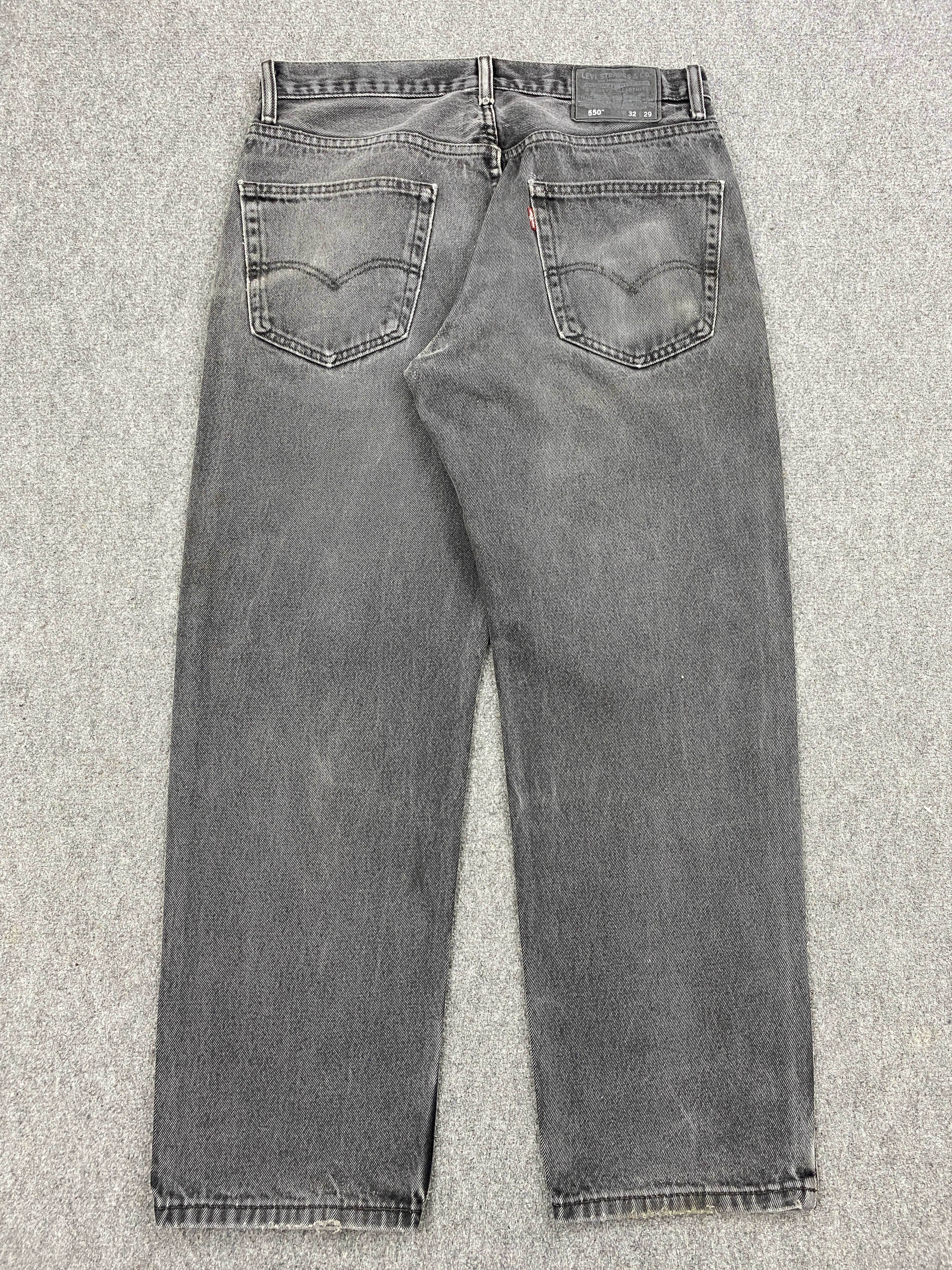Levi's Vintage Levis 505 Faded Black Jeans DJ0051 Size US 32 / EU 48 - 3 Thumbnail