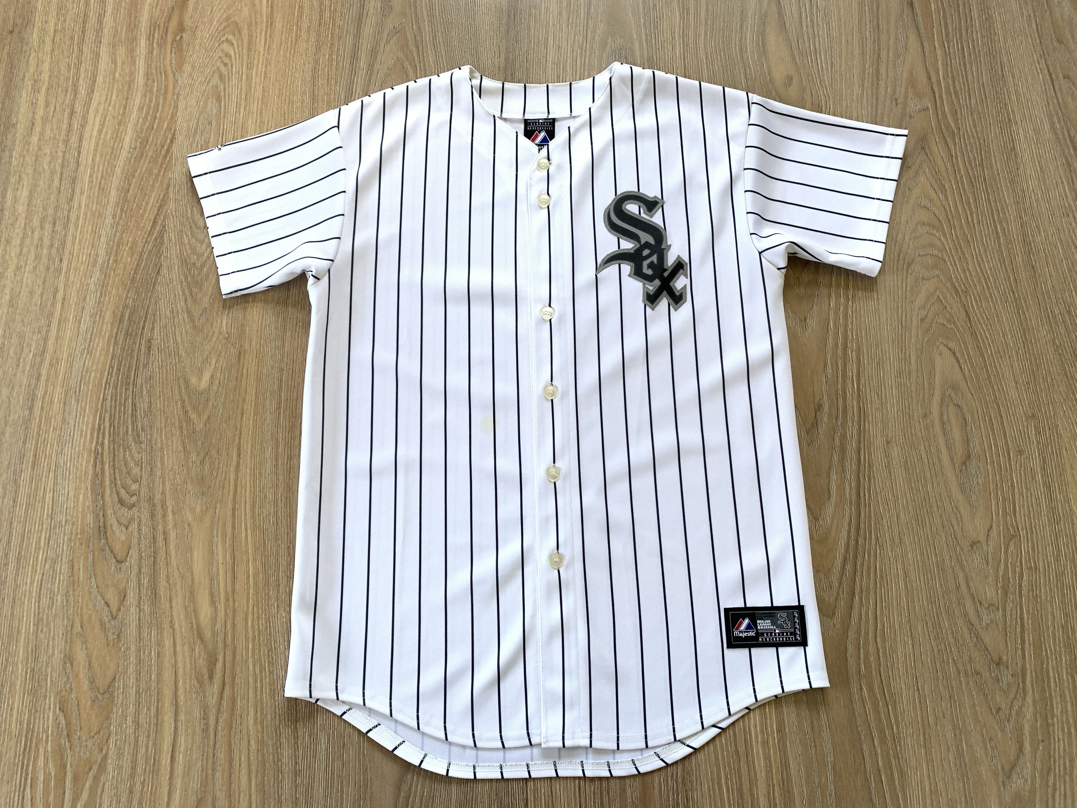 MLB × Majestic Rare MLB Chicago White Sox Majestic Stripe Jersey Size US XL / EU 56 / 4 - 2 Thumbnail