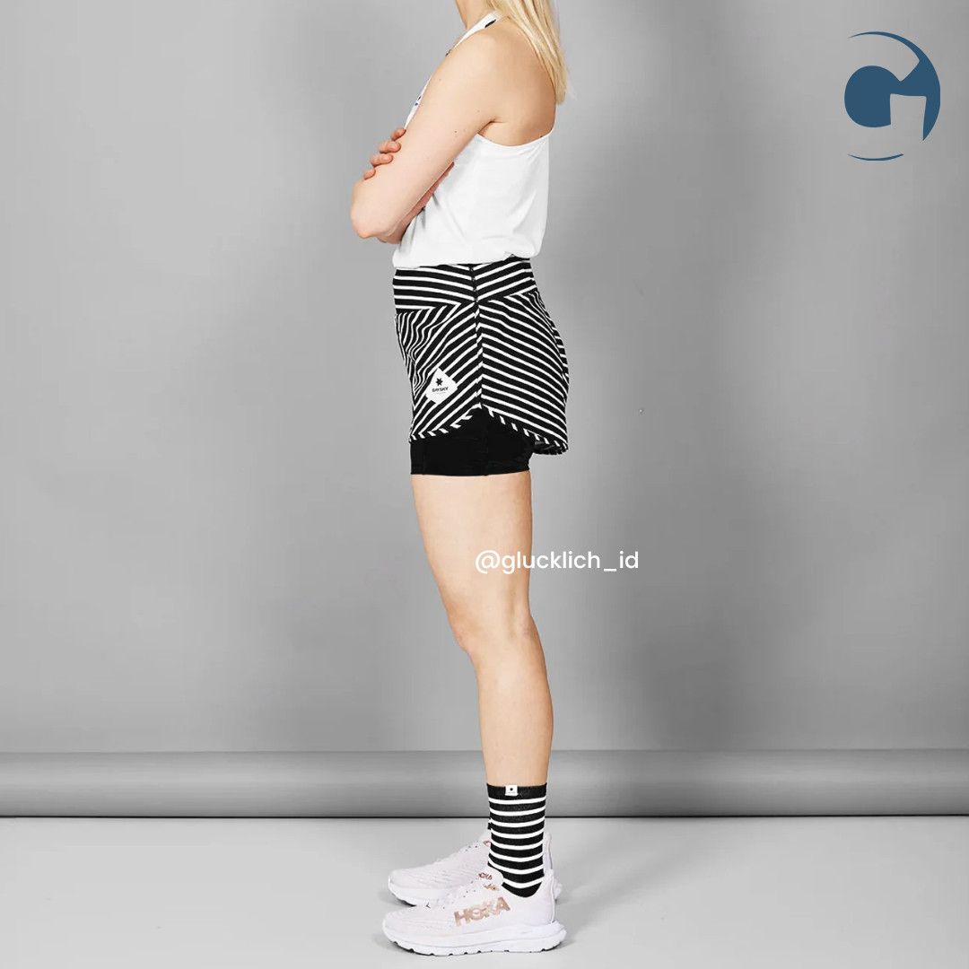 Other Saysky, W Stripe Pace 2 in 1 Shorts 3" Size US 29 - 5 Thumbnail