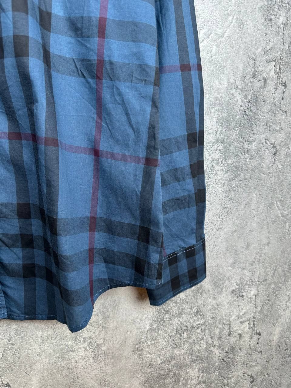 Burberry Burberry Brit Blue Check Plaid Cotton Shirt Button Up LS Size US L / EU 52-54 / 3 - 8 Thumbnail