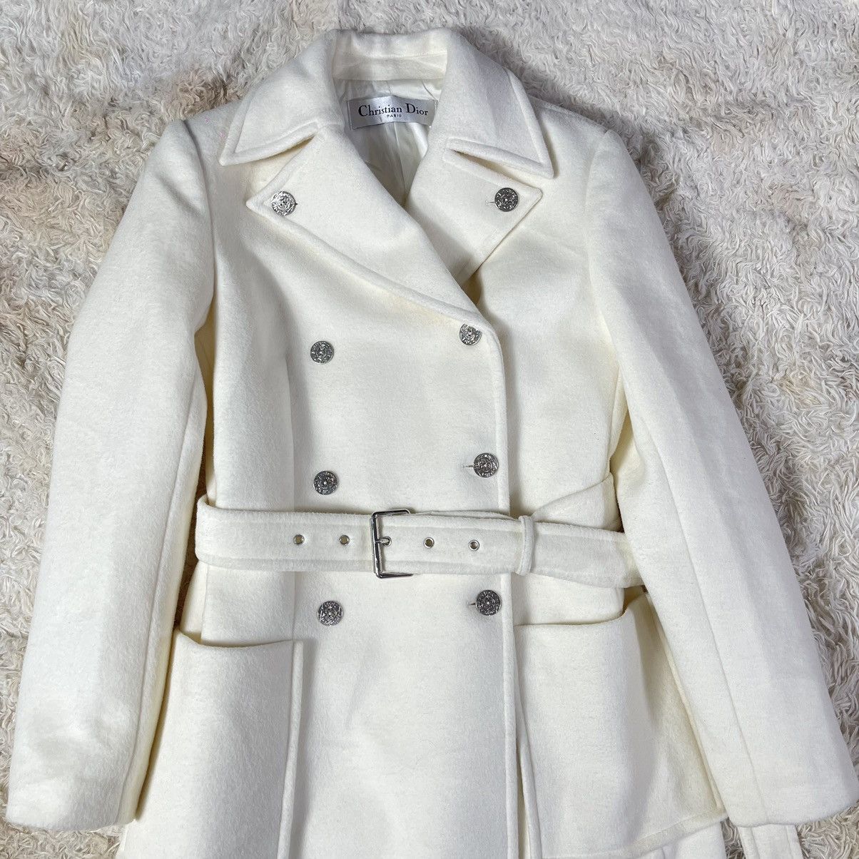 Dior Christian Dior Wool Trench Coat Size S / US 4 / IT 40 - 2 Thumbnail
