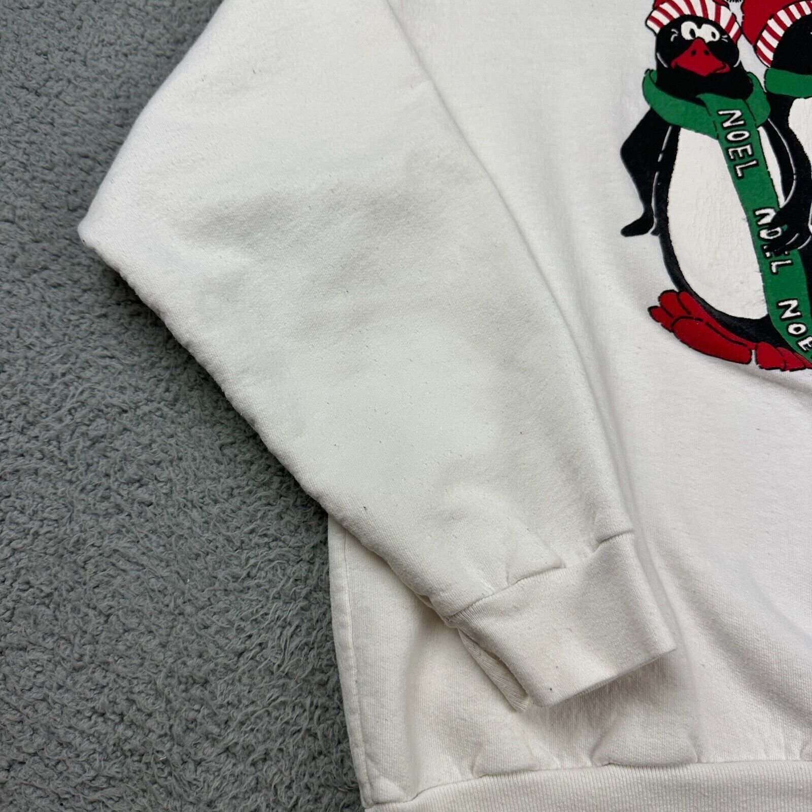 Other Vintage Noel Happy Holidays Penguins Sweatshirt Fun Tees Size US L / EU 52-54 / 3 - 2 Thumbnail