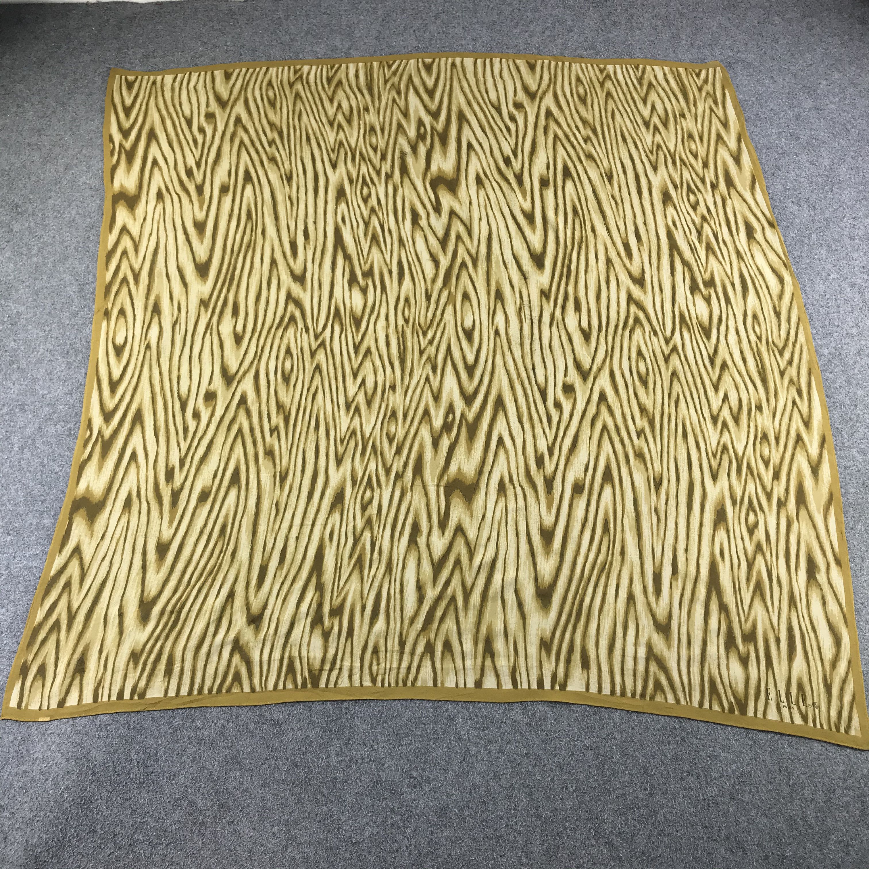 Japanese Brand Elle Silk Scarf M51 Size ONE SIZE - 2 Thumbnail