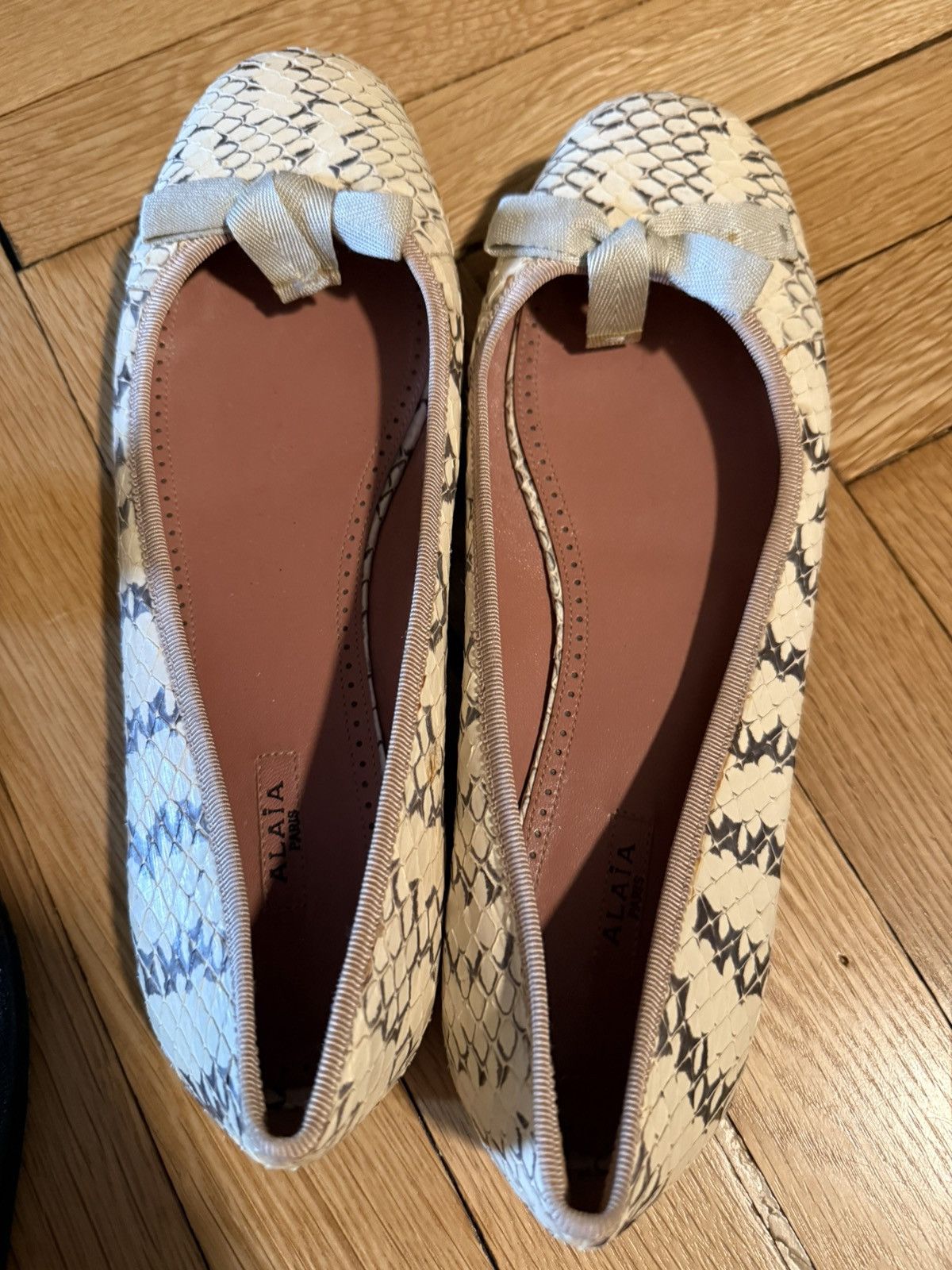 Alaia Alaia ankle wrap sandals calf skin leopard Size US 10.5 / IT 40.5 - 1 Thumbnail