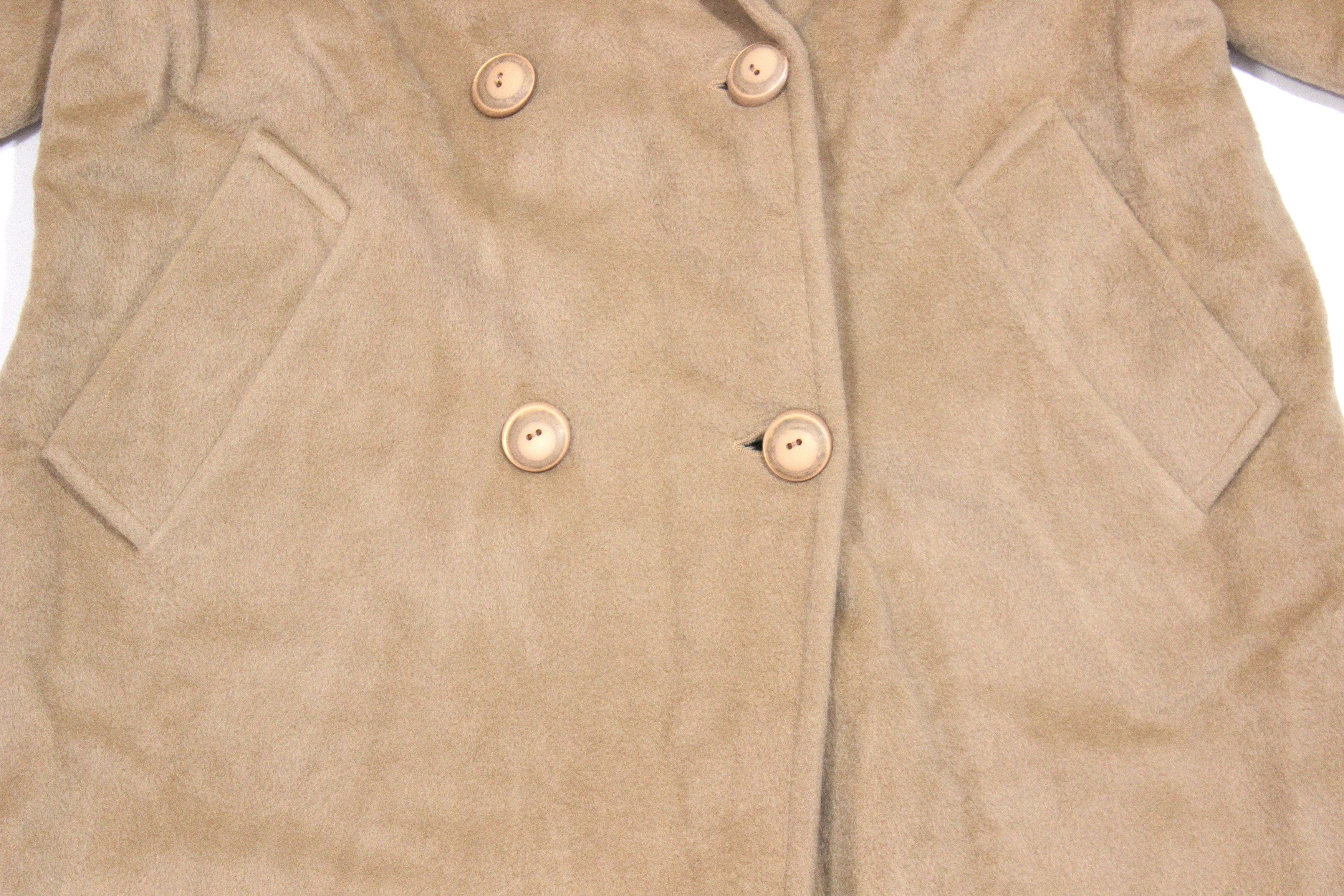 Max Mara Wool Overcoat Vintage Size M / US 6-8 / IT 42-44 - 4 Thumbnail