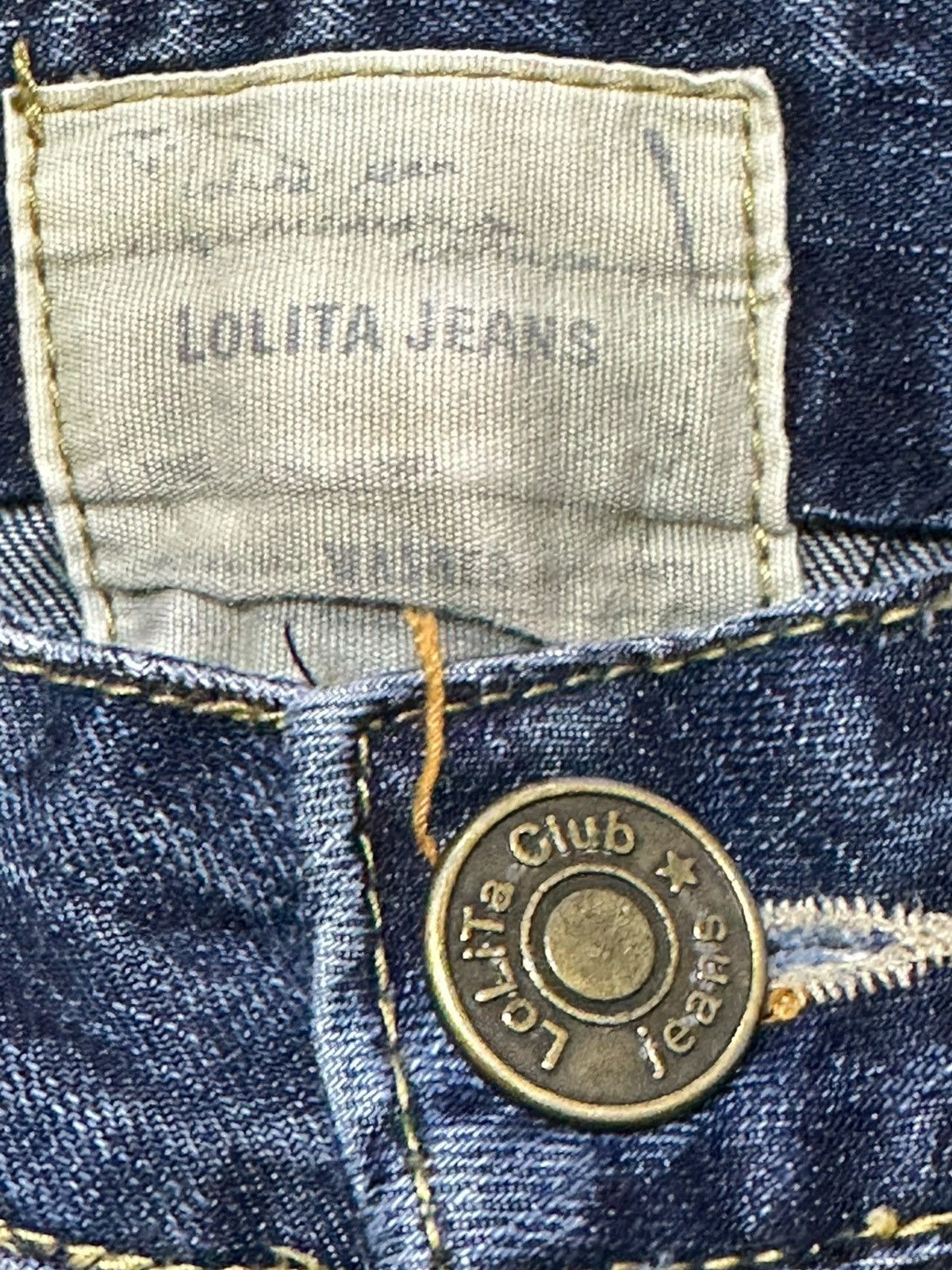 Junya Watanabe Vintage Lolita Flare Faded Whiskers Grunge Distressed Denim Size US 29 - 8 Thumbnail