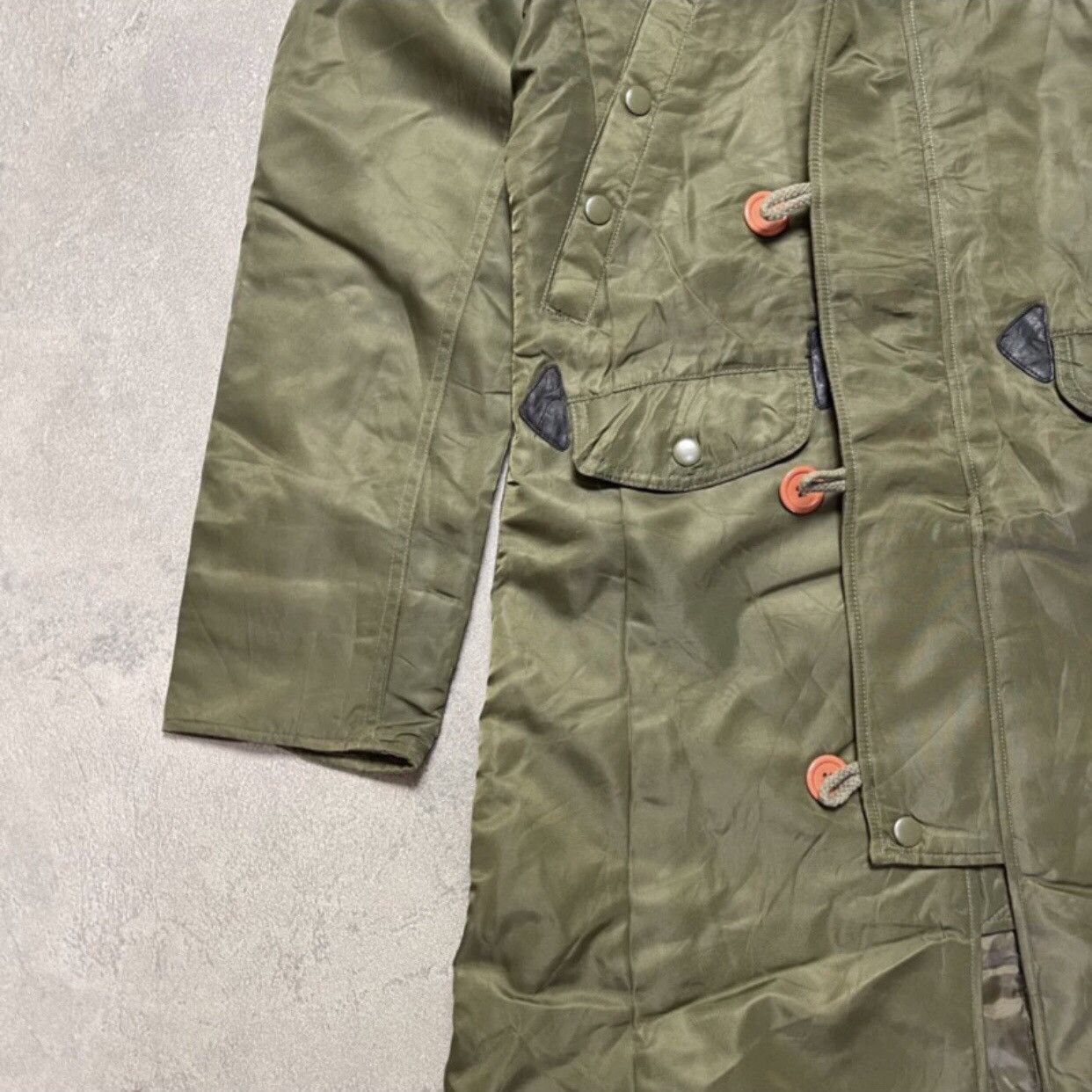 If Six Was Nine × Japanese Brand × Le Grande Bleu (L.G.B.) 2000s Magic Square Long Coat Faux Fur Parka Jacket Size US M / EU 48-50 / 2 - 3 Thumbnail