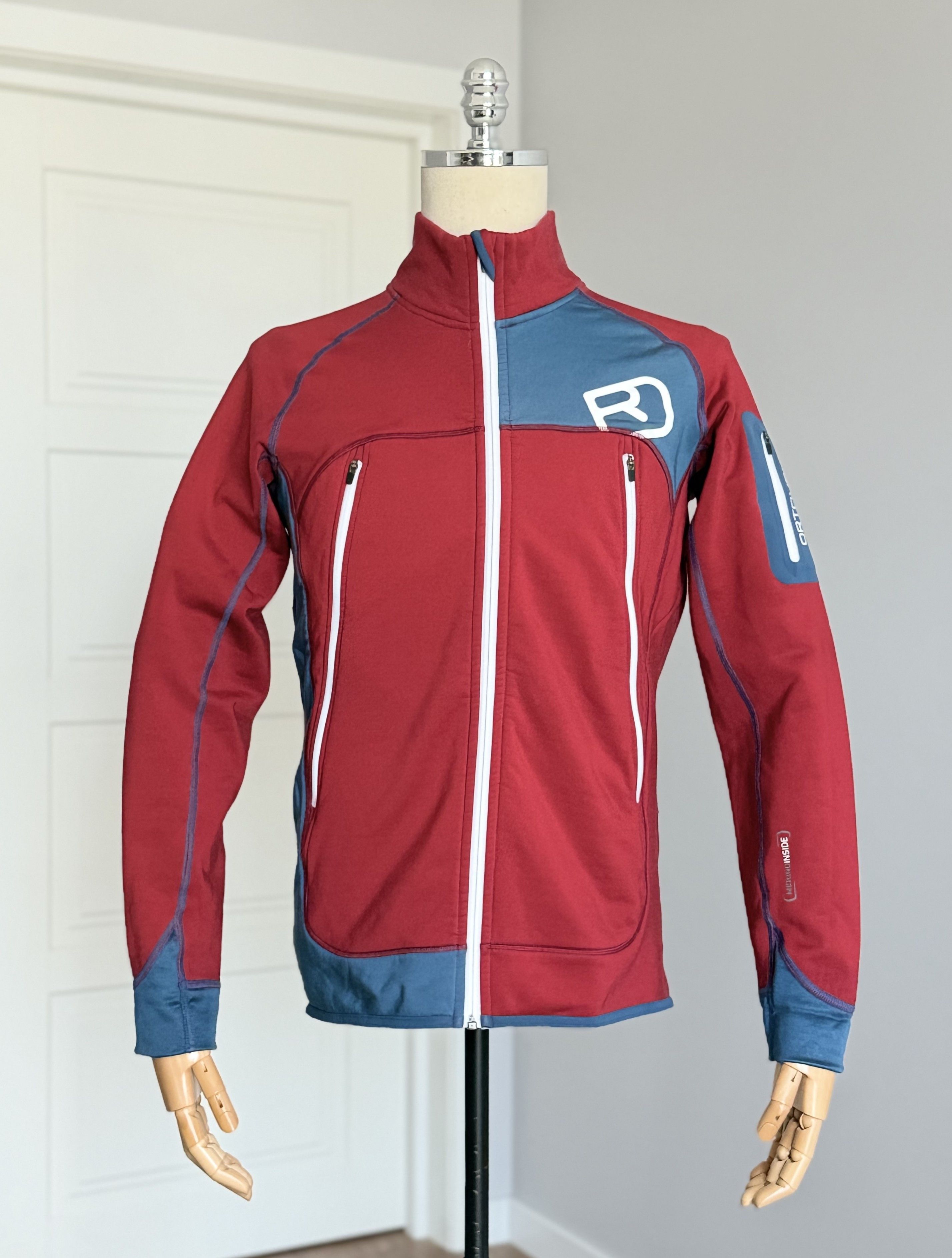 ORTOVOX ORTOVOX Fleece Plus Jacket Rosso Dark Blood Size M Outdoor Size US M / EU 48-50 / 2 - 24 Thumbnail