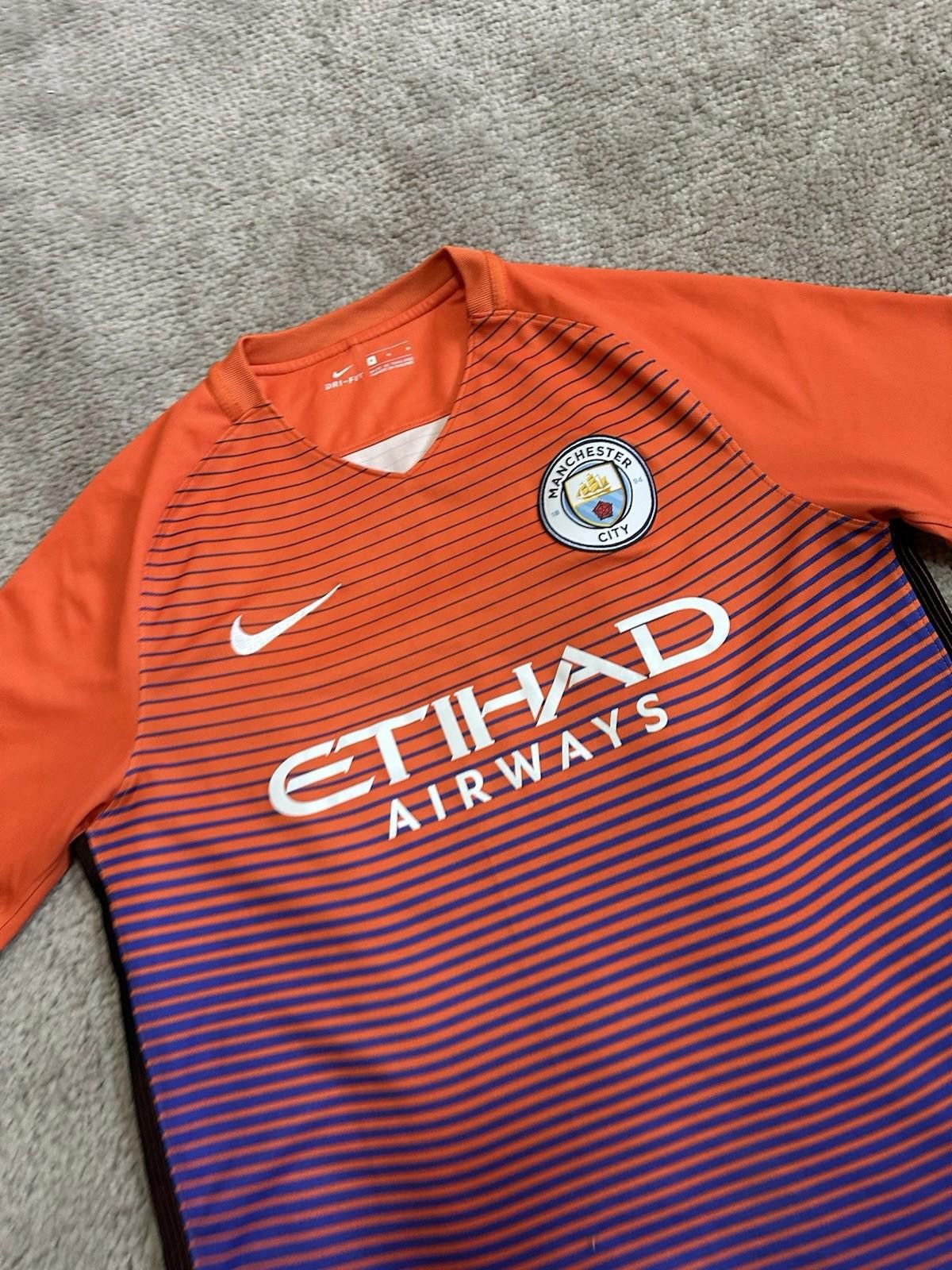 Nike Nike Manchester City 2016/17 3R Football Shirt Soccer Jersey Size US M / EU 48-50 / 2 - 3 Thumbnail