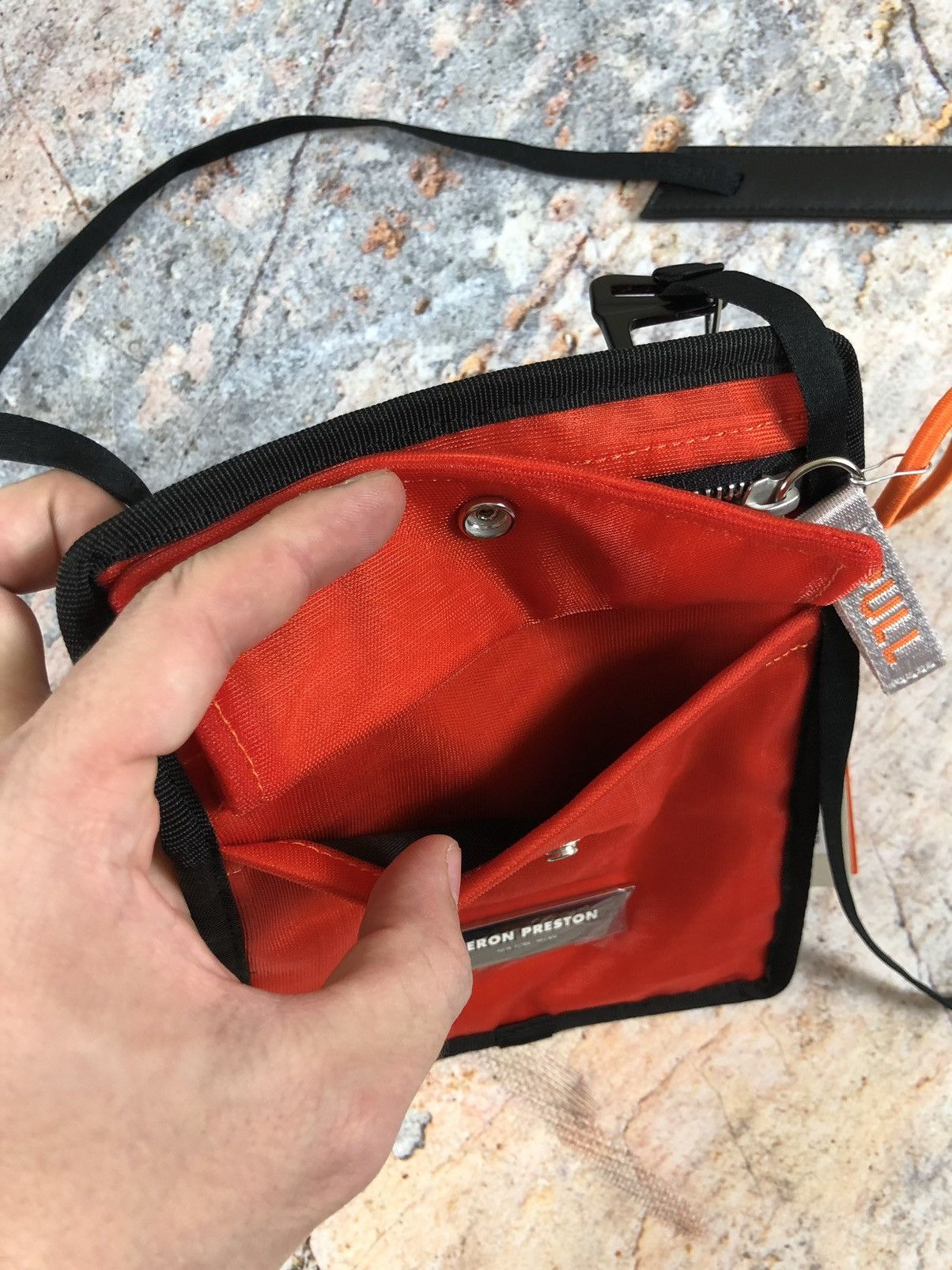 Heron Preston Heron Preston orange messenger cross body bag Size ONE SIZE - 6 Thumbnail