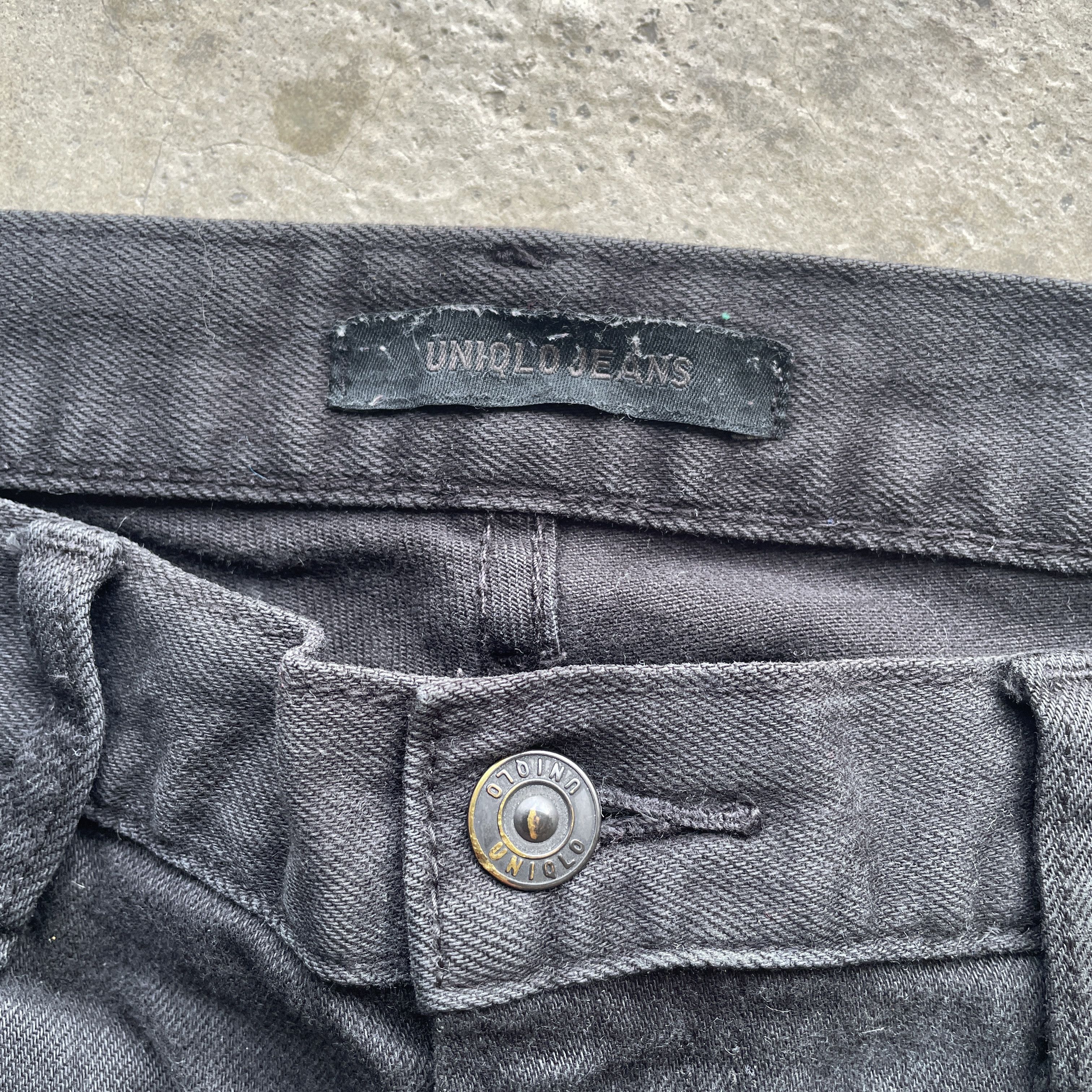 Japanese Brand VINTAGE JAPANESE SKINNY BLACK JEANS PANTS DENIM W34x31.5 Size US 34 / EU 50 - 6 Thumbnail