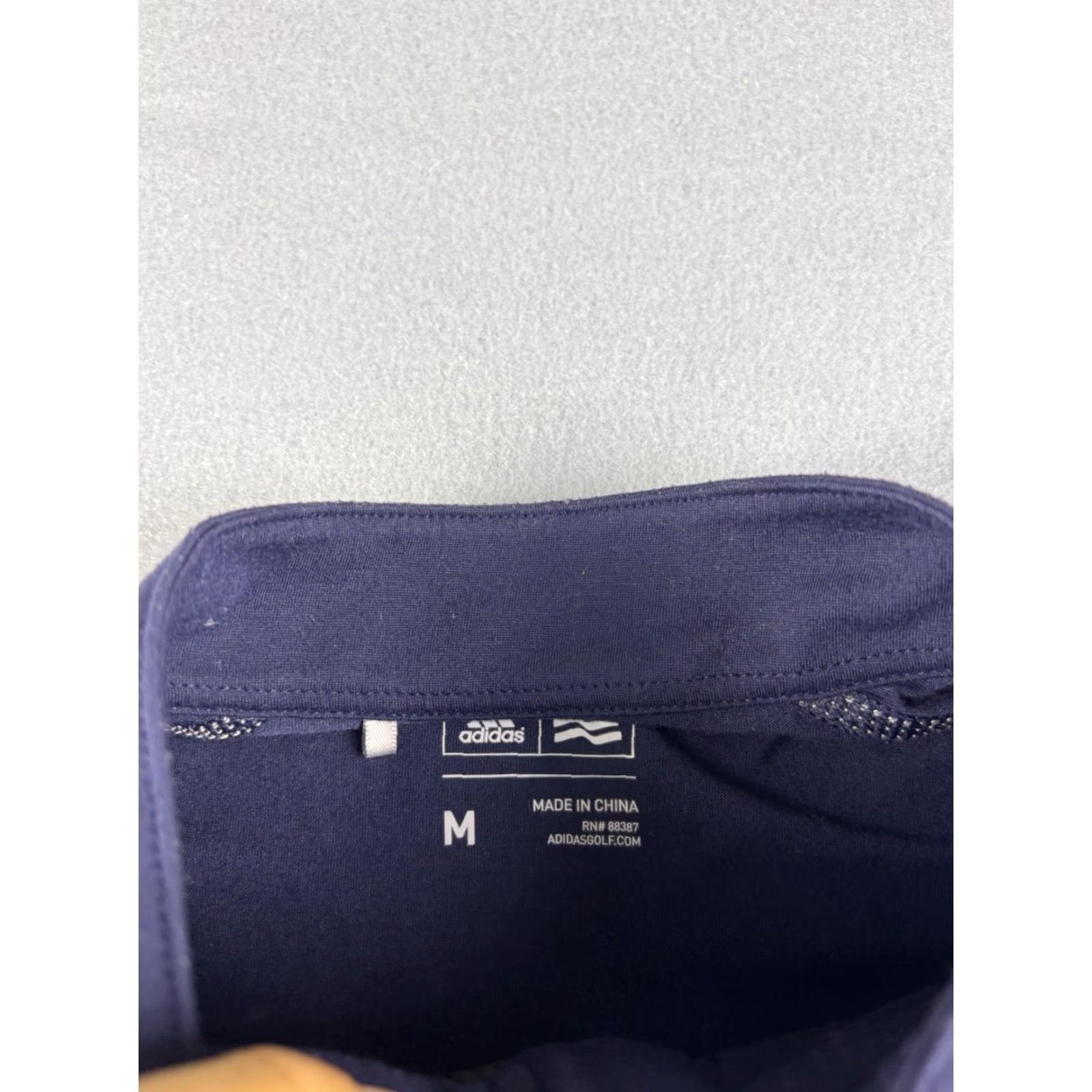 Adidas Adidas Quarter Zip Pullover Men’s Size M Blue Performance Base Layer Golf Pullover Casual Athletic Activewear Mens Size US M / EU 48-50 / 2 - 3 Thumbnail