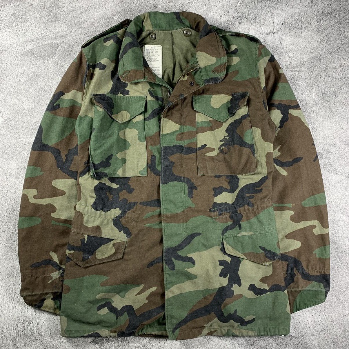 Vintage (SOLD OUT) Vintage 80’s M-65 Feild Jacket Woodland Size US L / EU 52-54 / 3 - 1 Thumbnail