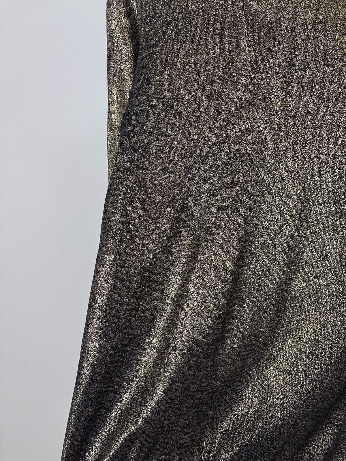 Balmain × H&M Balmain x H&M Women’s Gold Metallic Shimmer Sweater Size L / US 10 / IT 46 - 6 Thumbnail