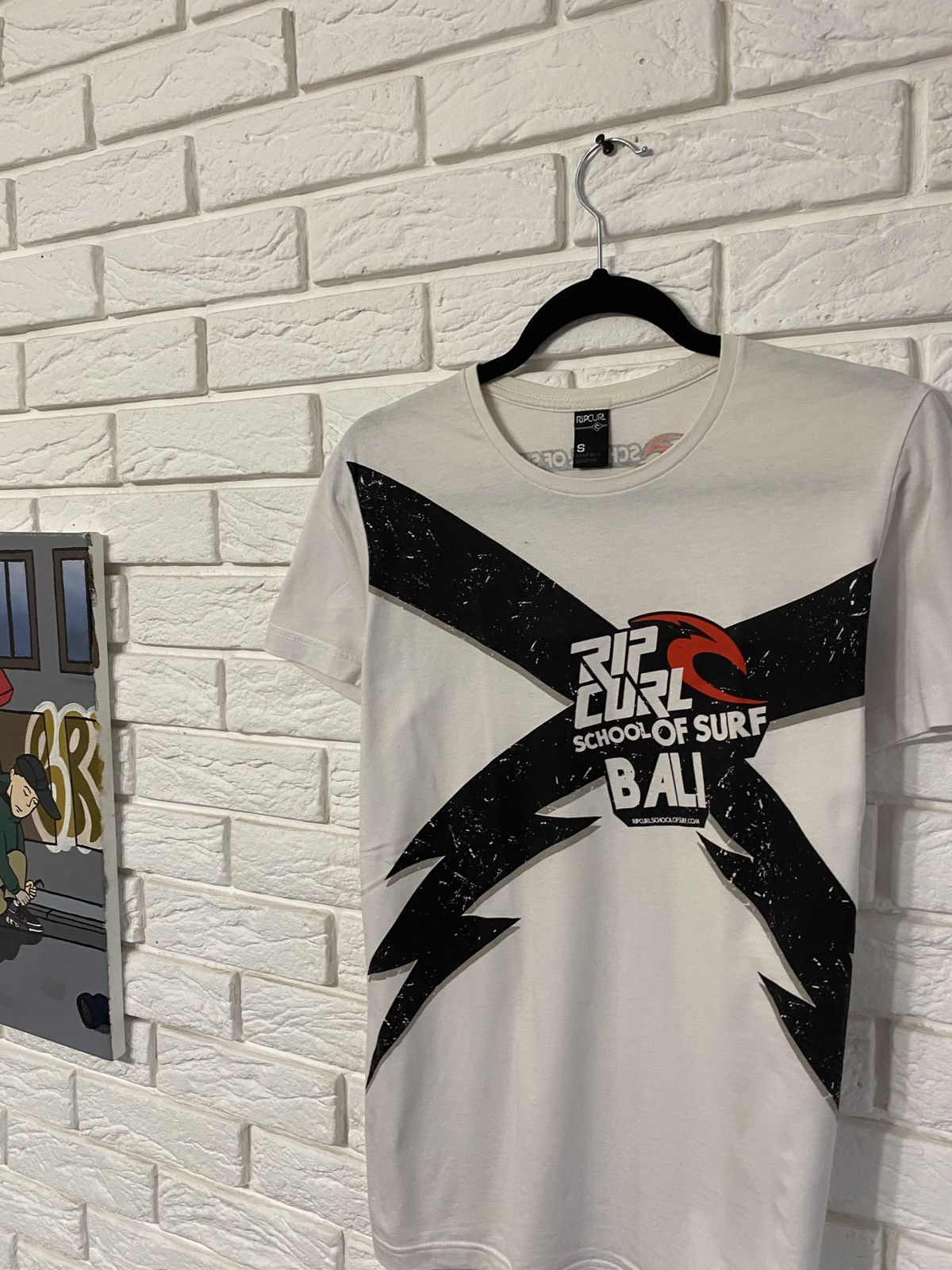 Rip Curl Rip Curl school of surf bali tshirt Size US S / EU 44-46 / 1 - 2 Thumbnail