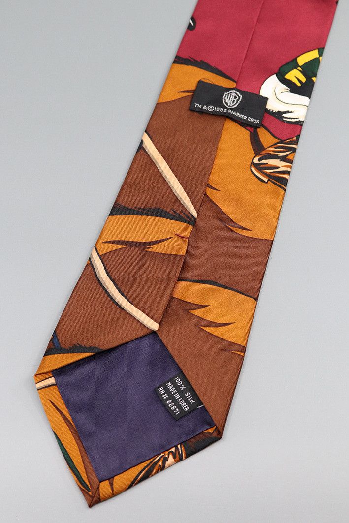 Warner Bros 1993 Bugs Bunny Horse Racing Tie Size ONE SIZE - 2 Thumbnail