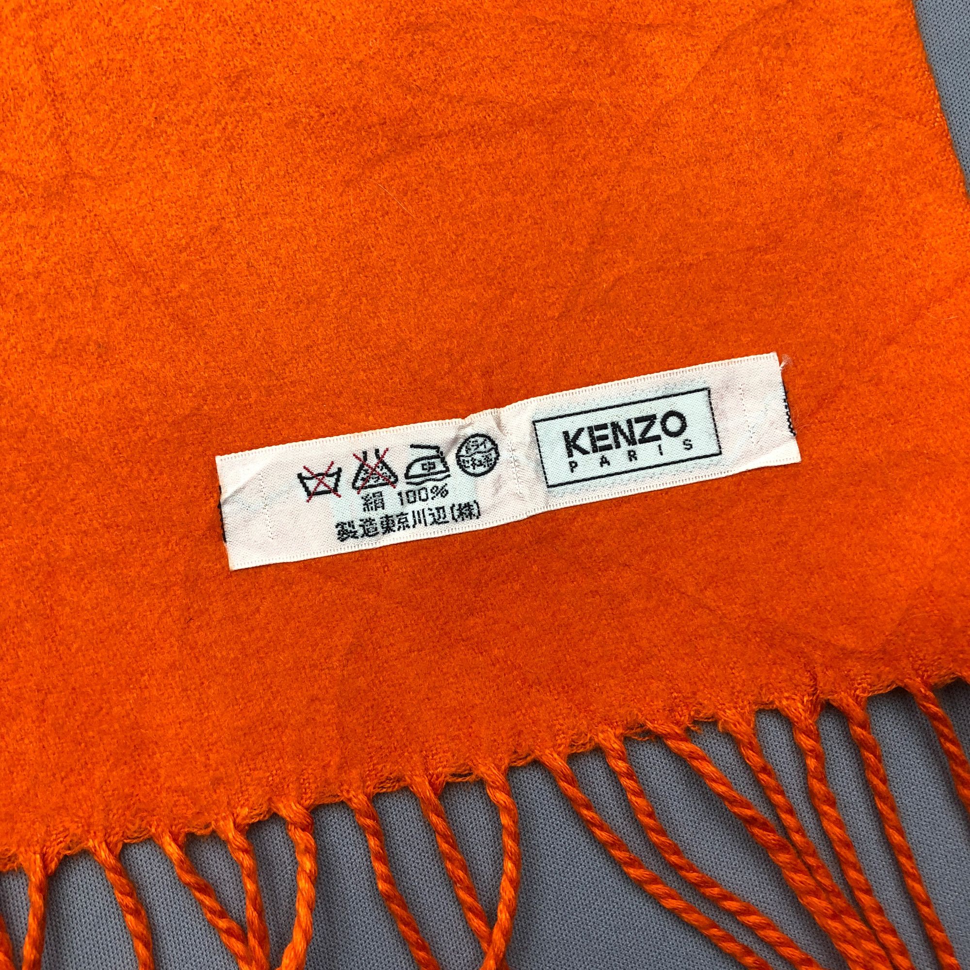 Kenzo Vintage Kenzo Scarf Muffler Wool Winter Fringe Neck Scarves Size ONE SIZE - 5 Thumbnail