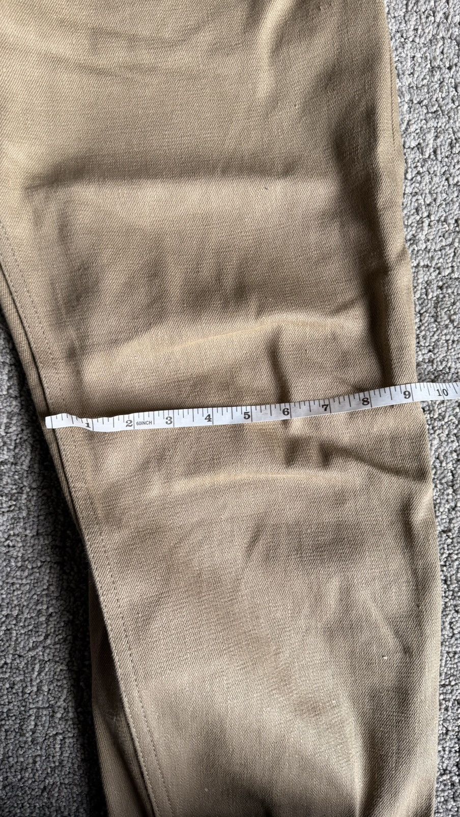 Naked & Famous Camel Slub Selvedge Size US 36 / EU 52 - 6 Thumbnail