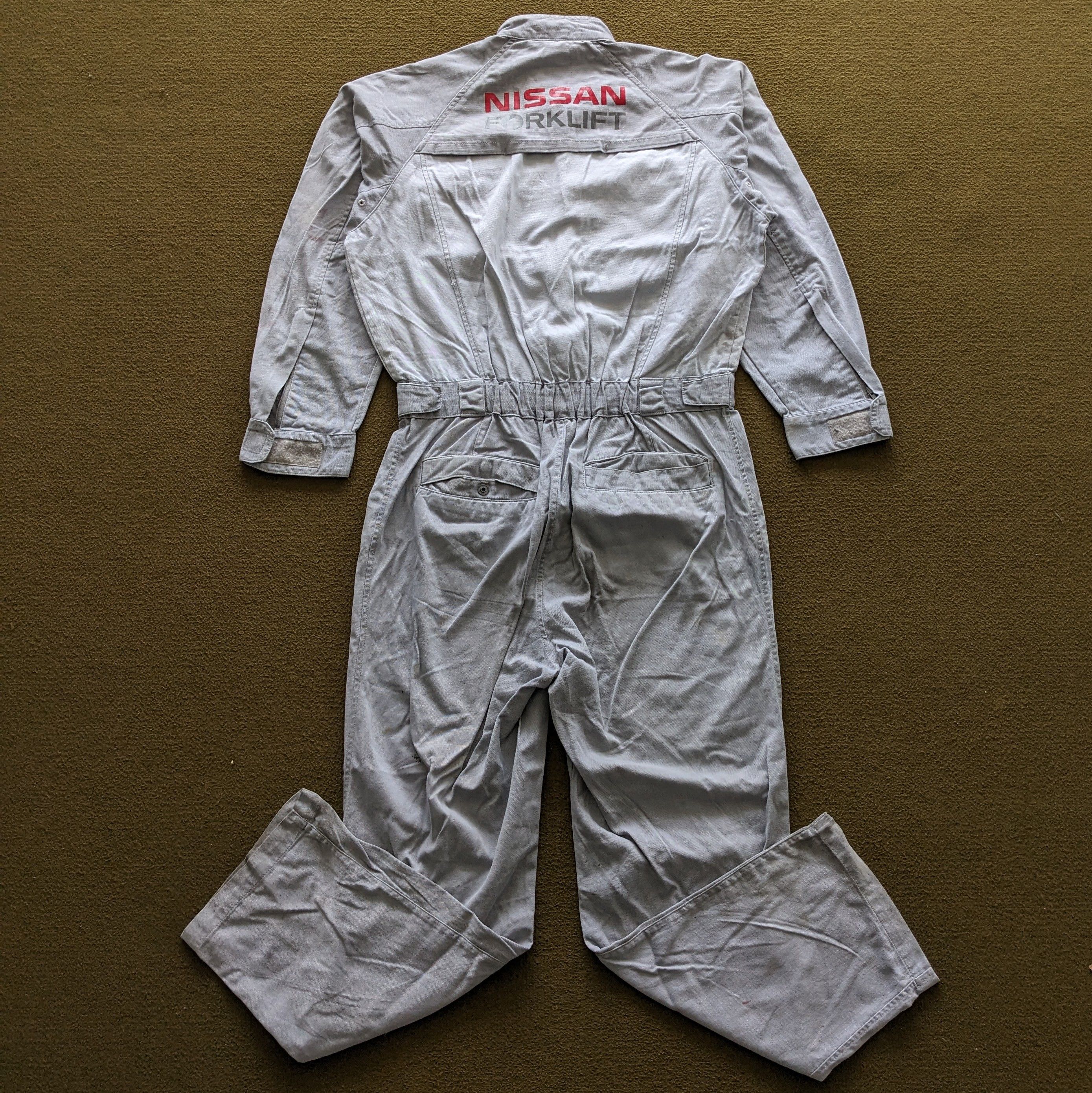Vintage Vintage NISSAN FORKLIFT Racing Team Coverall Workwear Jacket Size US M / EU 48-50 / 2 - 1 Thumbnail