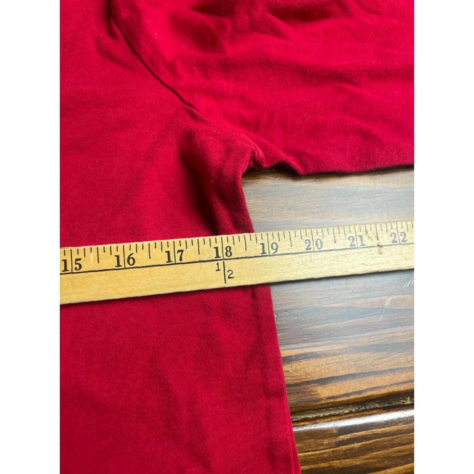 Croft & Barrow Croft & Barrow Shirt, Women's Large, Red, Mock Neck, Long Sleeve, Casual, Basic, Modern, Fall, Spring, Summer, Regular, Women, Size L, T-Shirt Size L / US 10 / IT 46 - 5 Thumbnail