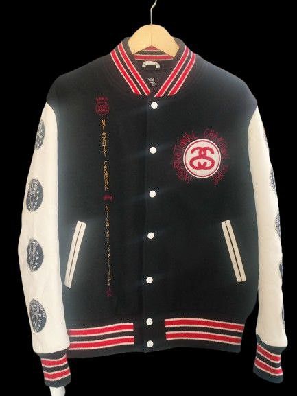 Stussy Stussy x Nine Rulaz Line x Mighty Crown Varsity Jacket Size US L / EU 52-54 / 3 - 2 Thumbnail