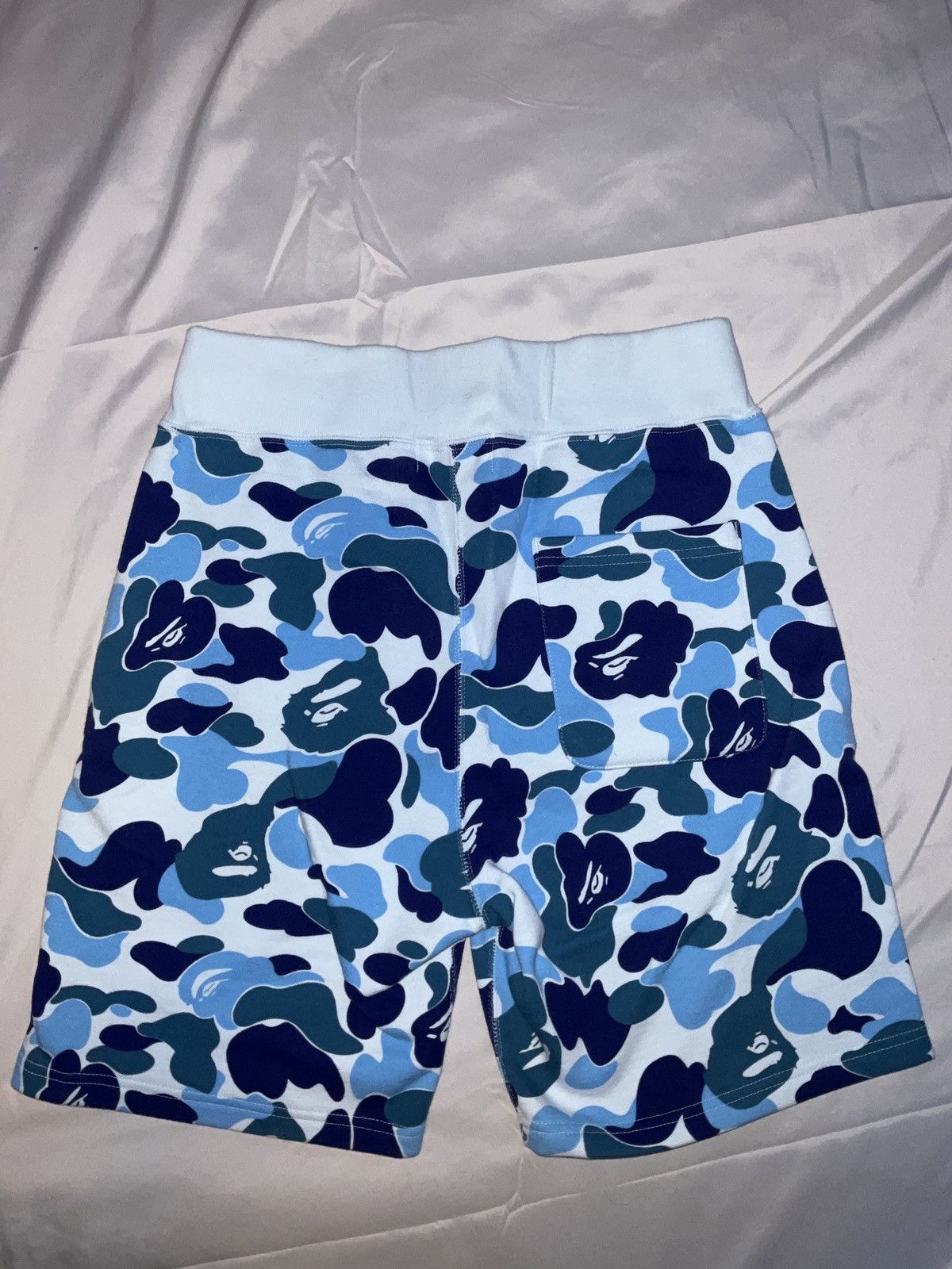 Bape ABC Camo Shark Sweat Shorts Size US 30 / EU 46 - 2 Thumbnail