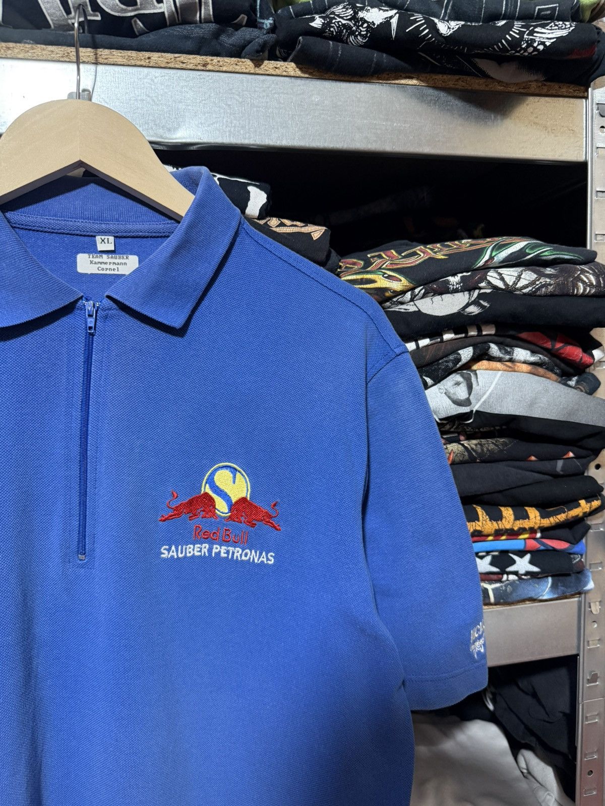 Red Bull Rare 90’s Red Bull Sauber Petronas MCM Racing F1 Polo Tee Size US XL / EU 56 / 4 - 3 Thumbnail
