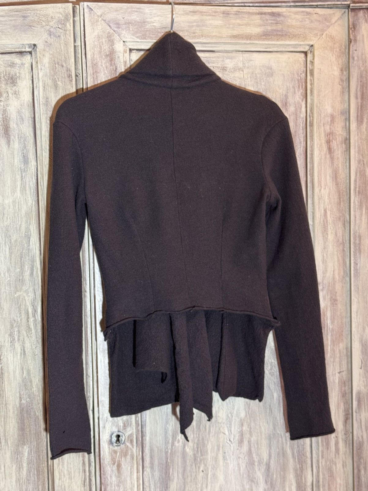 Haider Ackermann haider ackermann fw10 runway brown wool fitted jacket XS Size S / US 4 / IT 40 - 10 Thumbnail