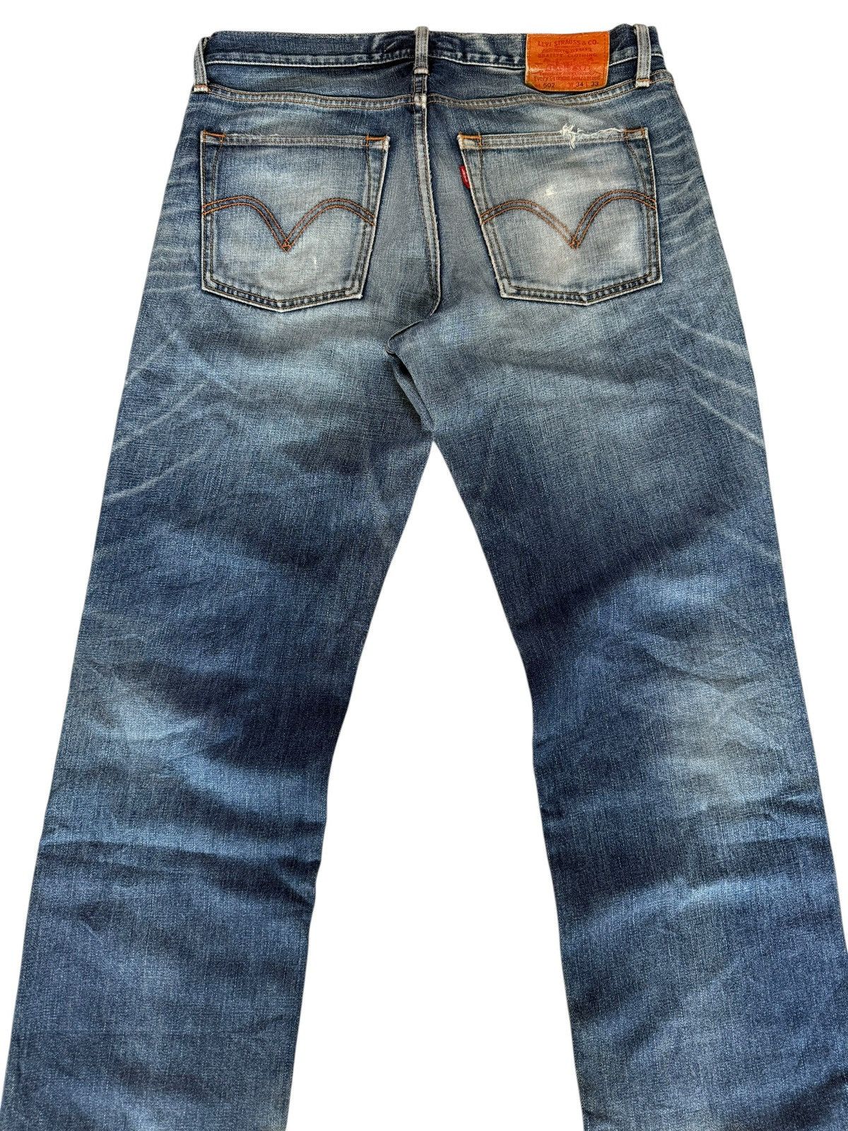 Levi's Vintage Clothing Vintage Levi’s Lot 502 Distressed Nice Design Denim Jeans Size US 32 / EU 48 - 15 Thumbnail