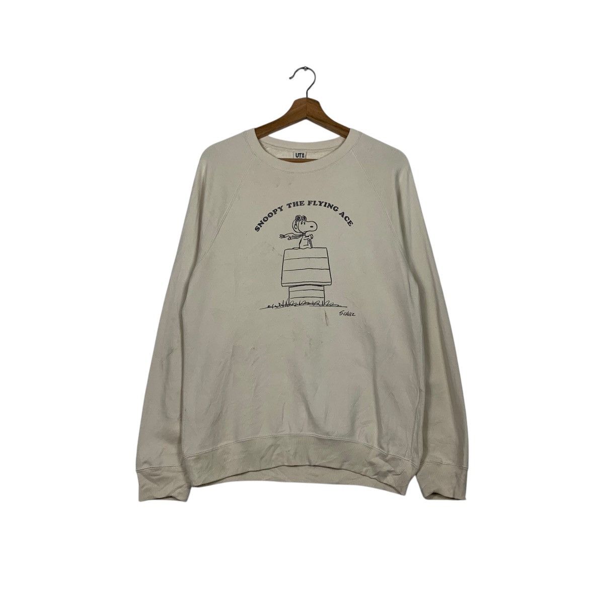 Peanuts PEANUTS Snoopy the Flying Ace Sweatshirt #2388-C107 Size US S / EU 44-46 / 1 - 1 Thumbnail