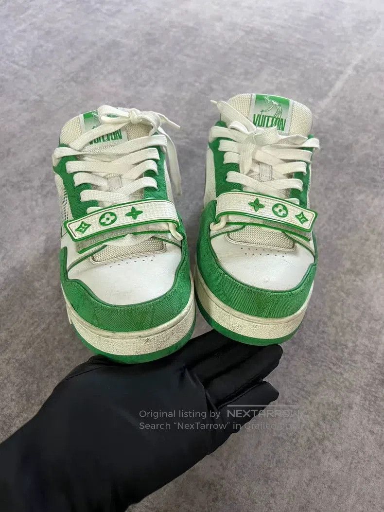 Louis Vuitton Louis Vuitton Green Velcro shoes Size US 8 / EU 41 - 5 Thumbnail