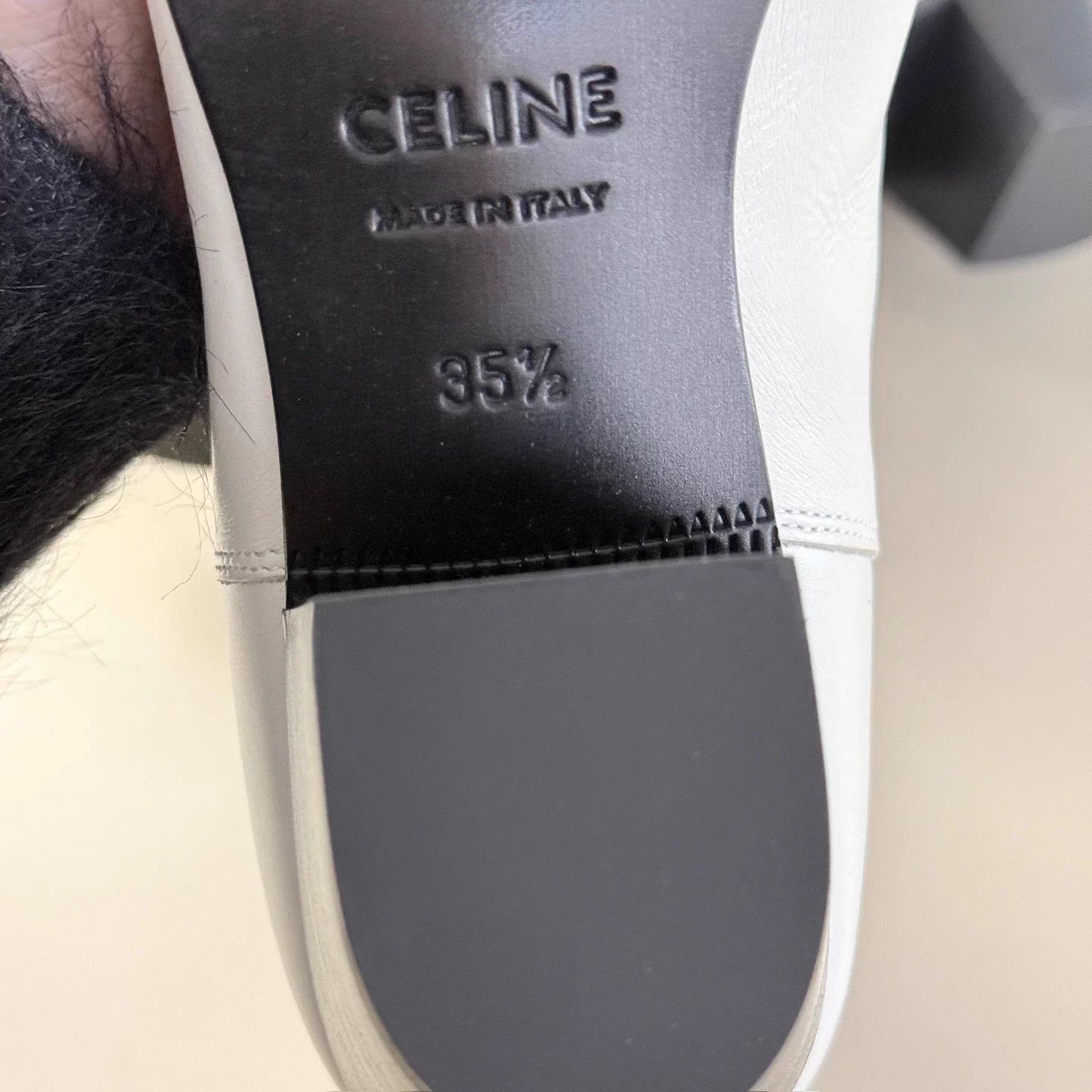 Celine Celine Chelsea boots Black & White EU 35.5 Size US 4.5 / IT 34.5 - 7 Thumbnail