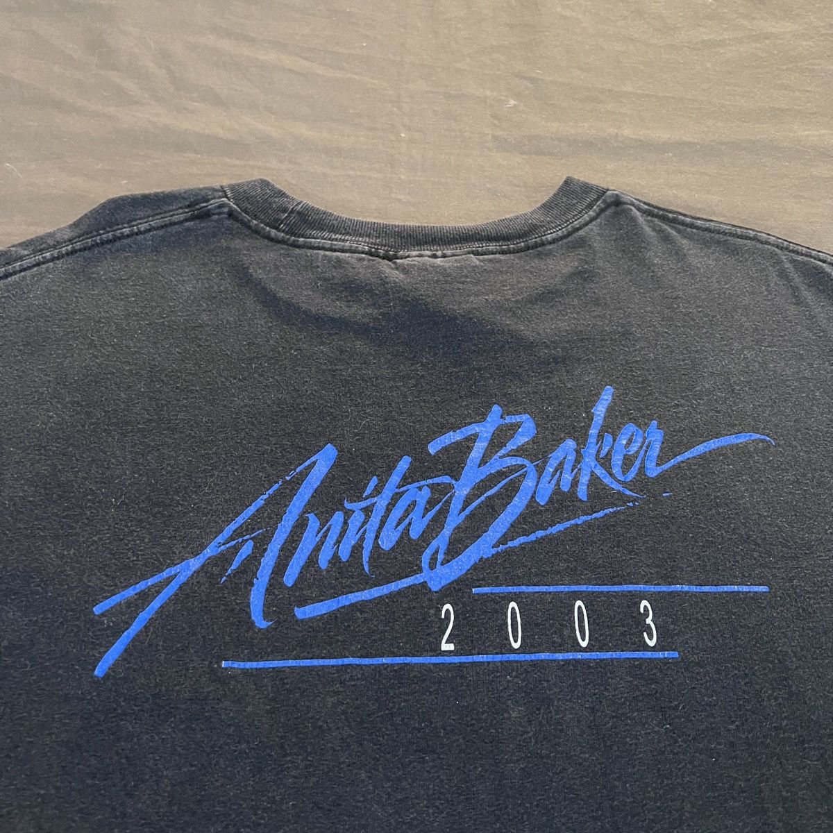 Band Tees Vintage 2003 Anita Baker Tour Concert Promo Tee 2XL Faded Size US XXL / EU 58 / 5 - 8 Thumbnail