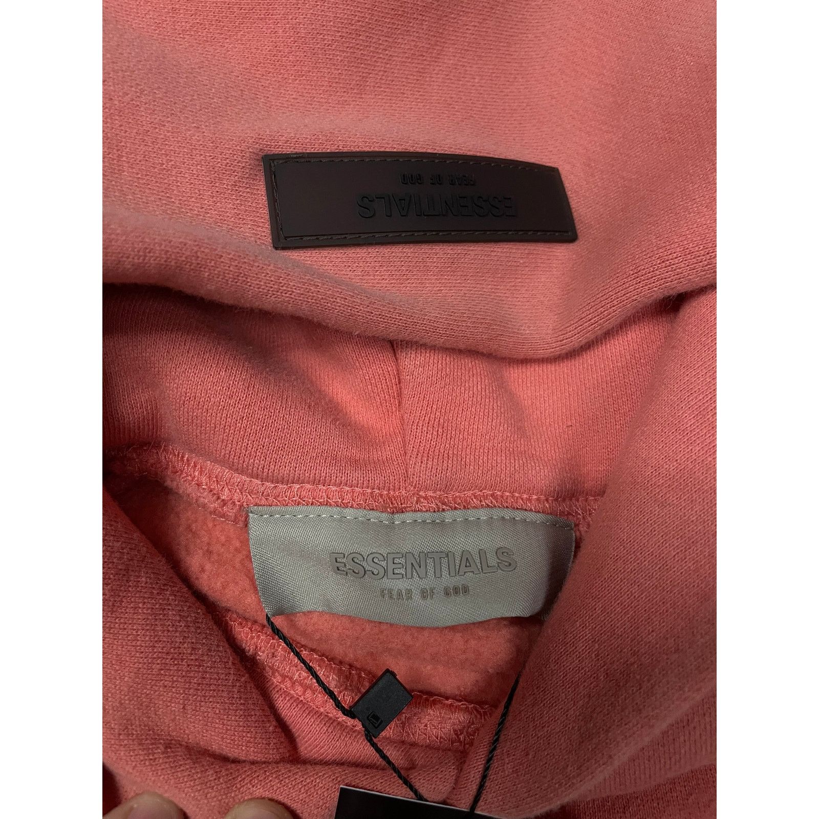 Essentials Essentials Hoodie Red Used Small Size US S / EU 44-46 / 1 - 2 Thumbnail
