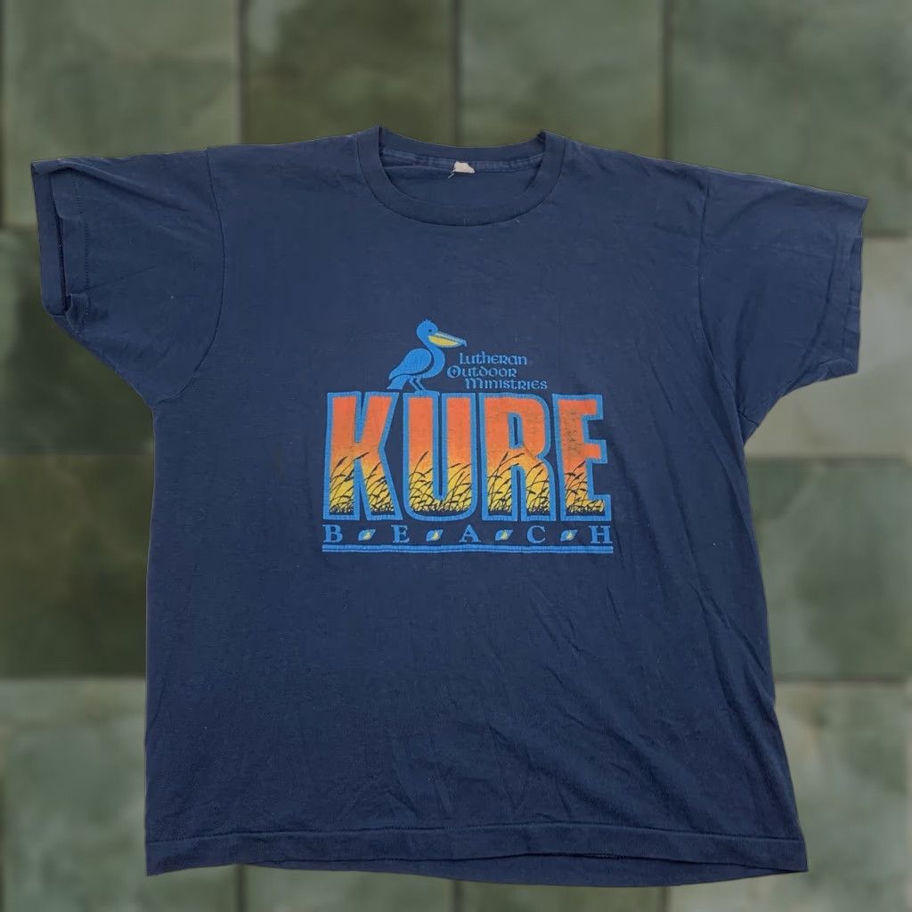 Vintage VINTAGE Screen Stars Shirt Adult Large Blue 1980s USA Nature Outdoors Short Sleeve Crew Neck T-Shirt Mens Size US L / EU 52-54 / 3 - 1 Thumbnail