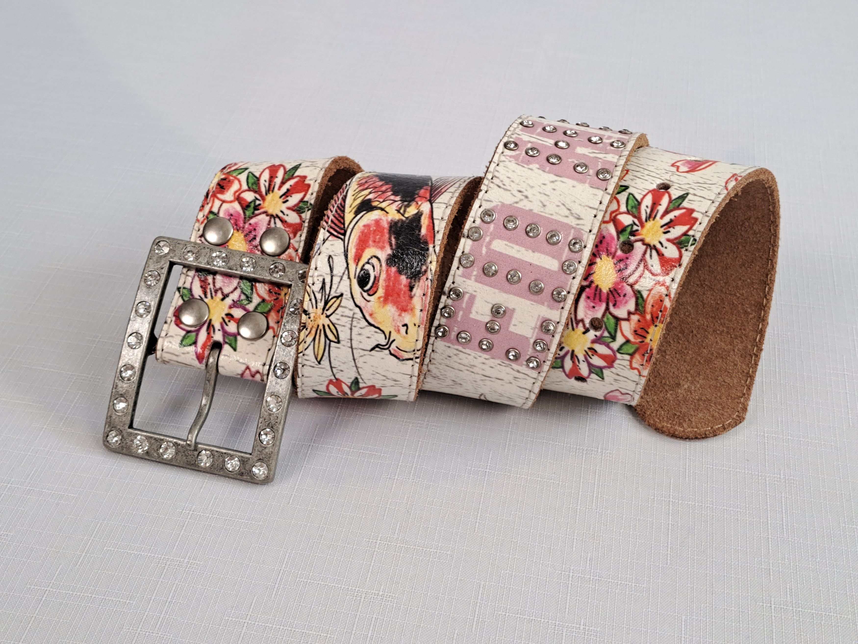 Ed Hardy ED HARDY Koi fish leather belt. Size S Size ONE SIZE - 2 Thumbnail