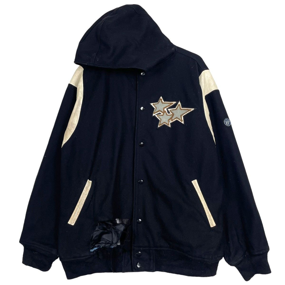 Japanese Brand 💥Y2K HANG TEN BOMBER RIOT VARSITY JACKET Size US L / EU 52-54 / 3 - 1 Thumbnail
