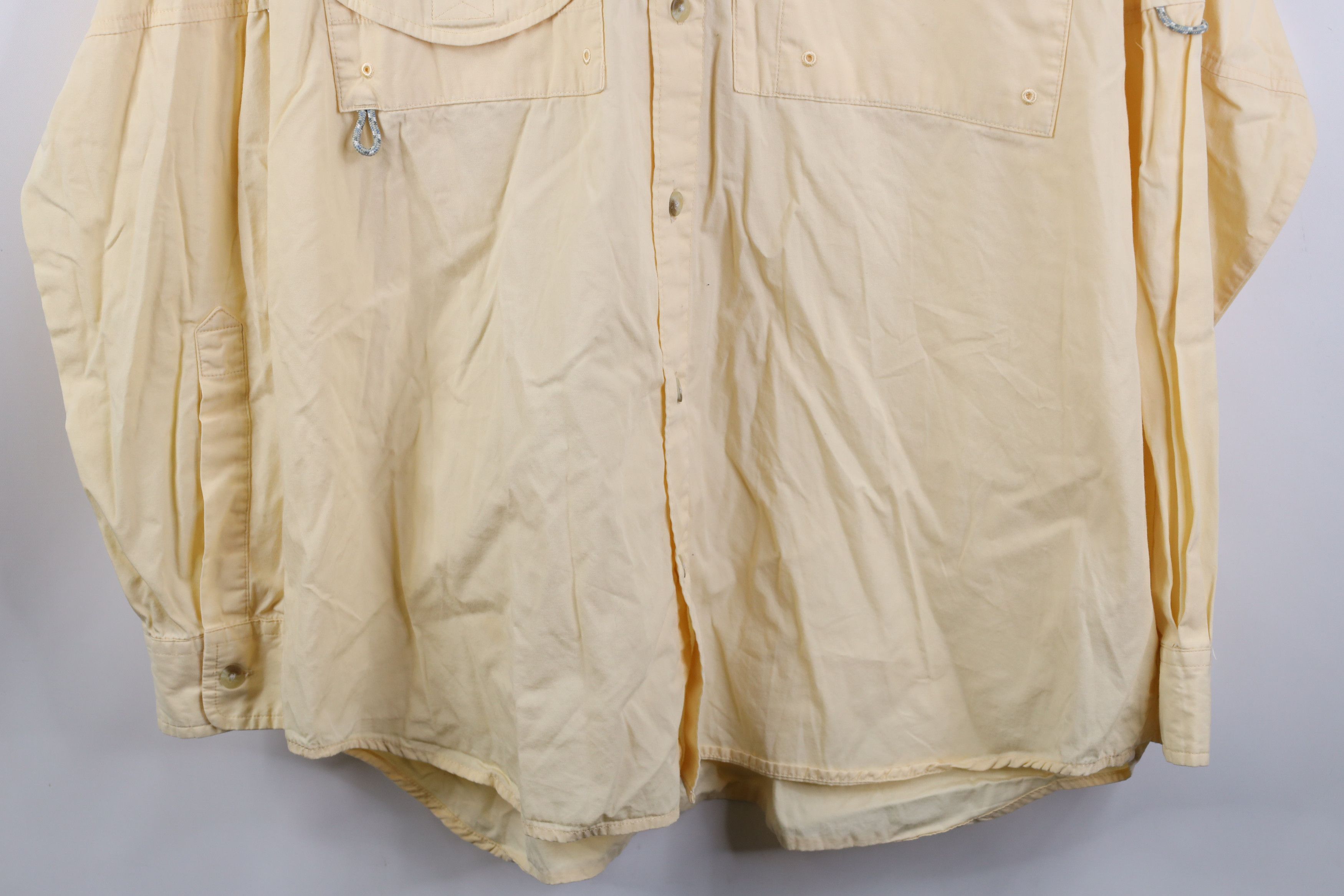 Columbia Vintage Columbia PFG Vented Fishing Button Down Shirt Yellow Size US L / EU 52-54 / 3 - 3 Thumbnail