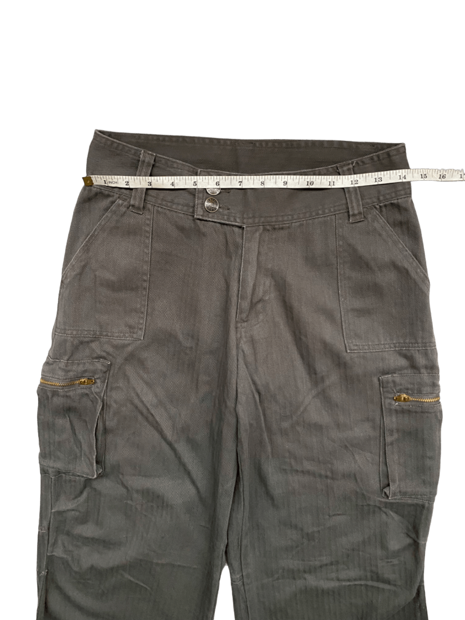 If Six Was Nine Loose Baggy Multipocket Bush Pants Uncle Bob Size 29" - 5 Thumbnail