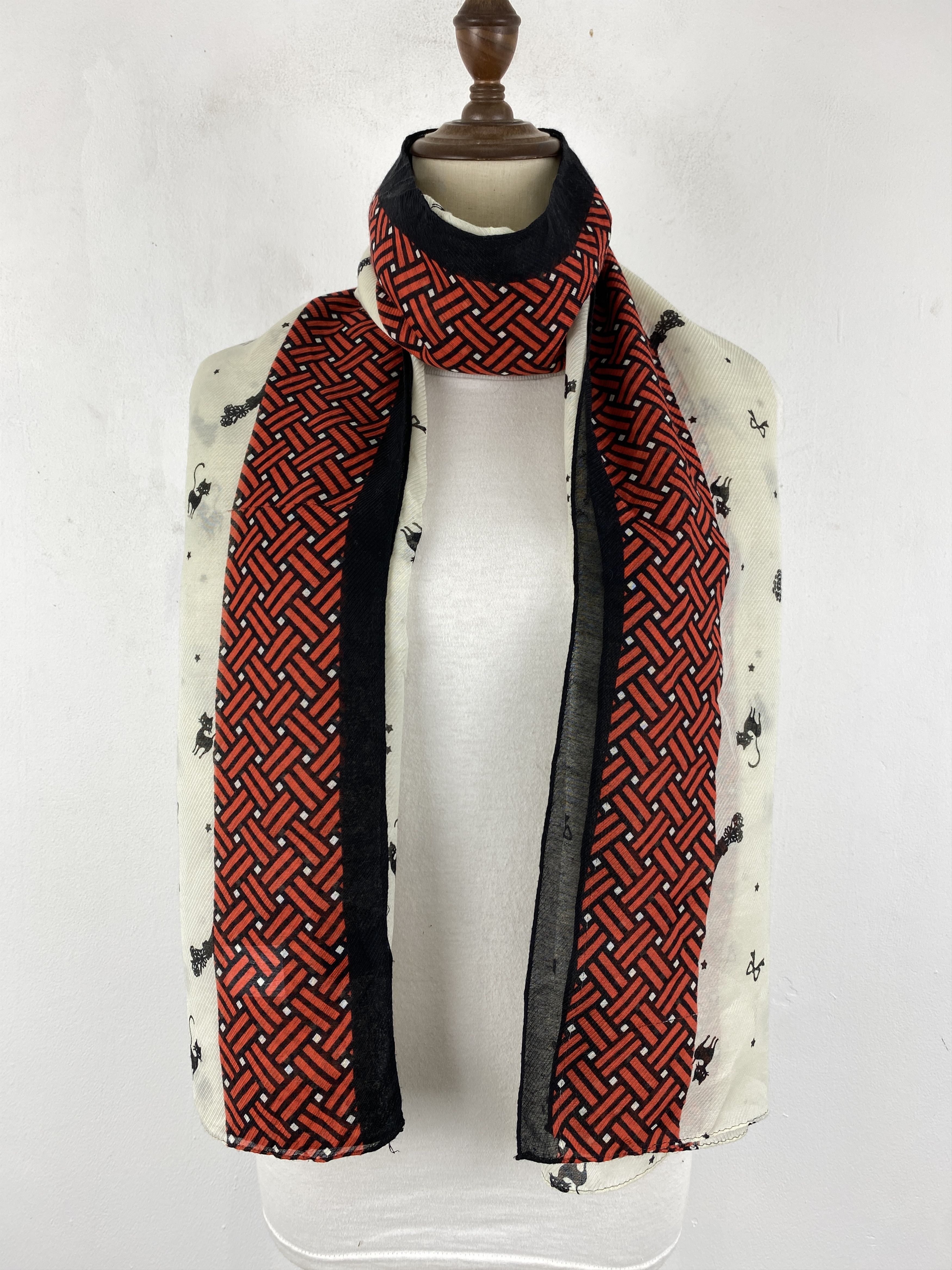 Other Licentia Wool Scarf Shawl Babushka head Scarf SN0041 Size ONE SIZE - 1 Thumbnail