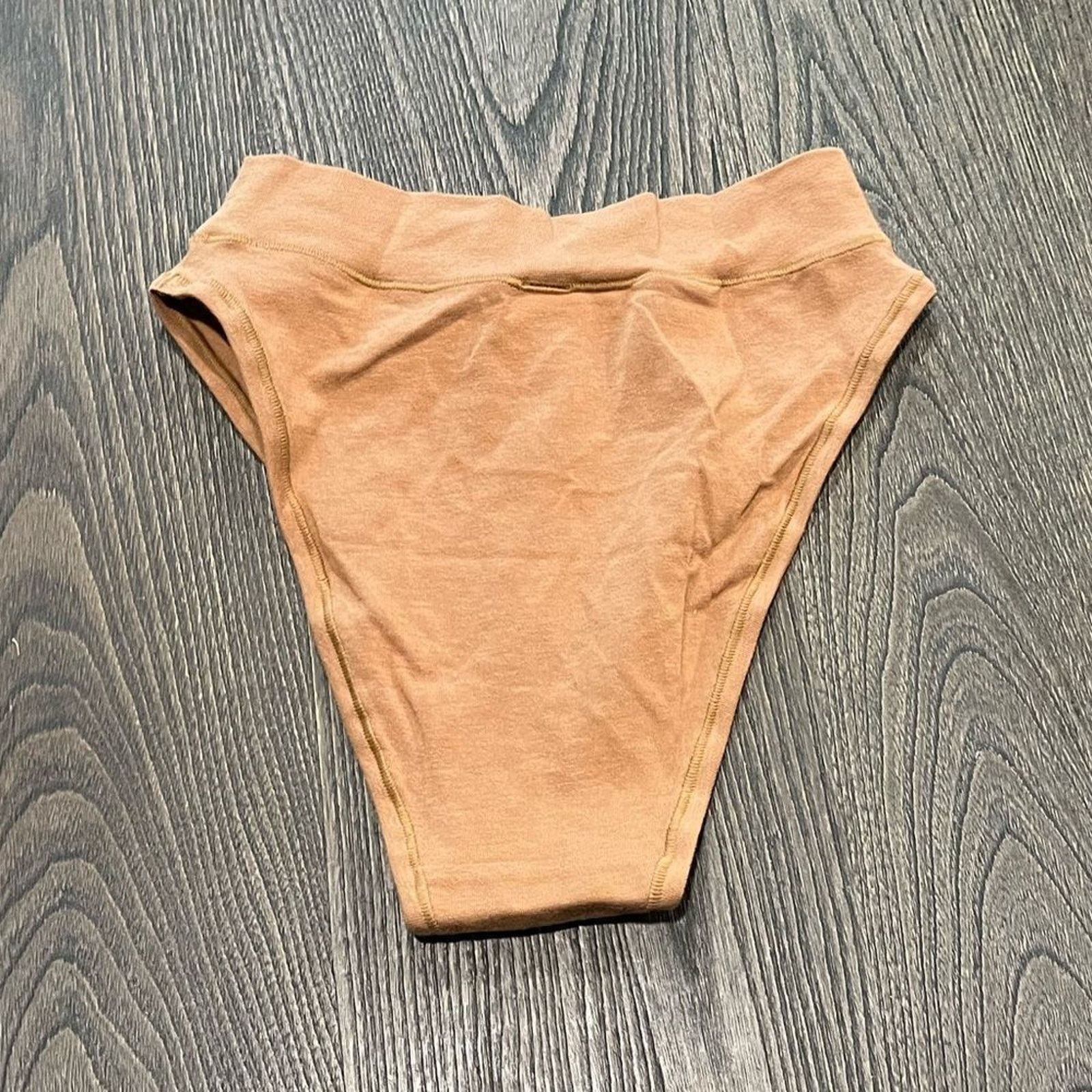 SKIMS NWT Skims Jelly Sheer Cheeky Briefs Camel Size XXS Size ONE SIZE - 3 Thumbnail