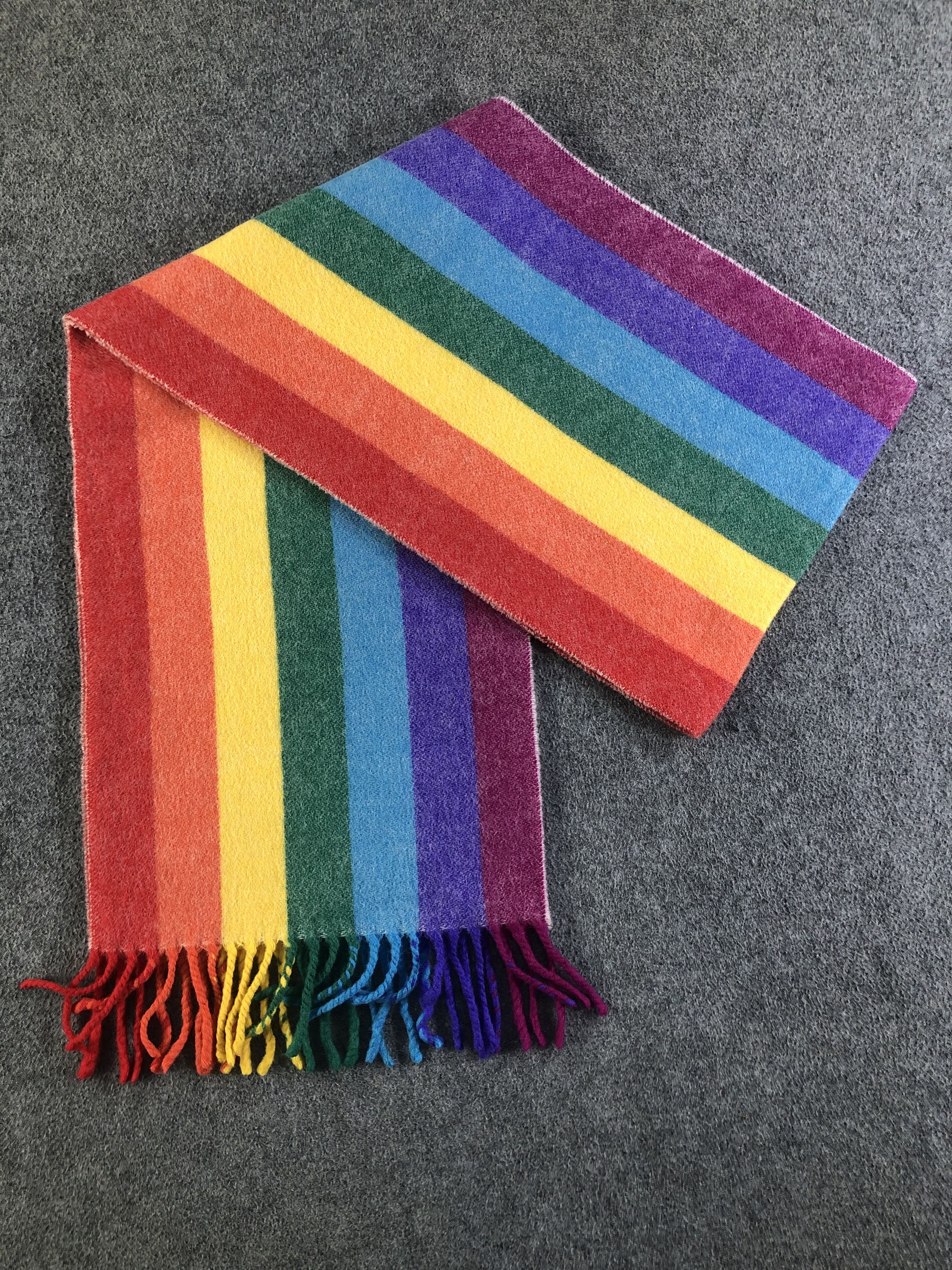 Vintage Glen Prince Lambswool Scarf / Muffler / Neckwear SS1238 Size ONE SIZE - 8 Thumbnail