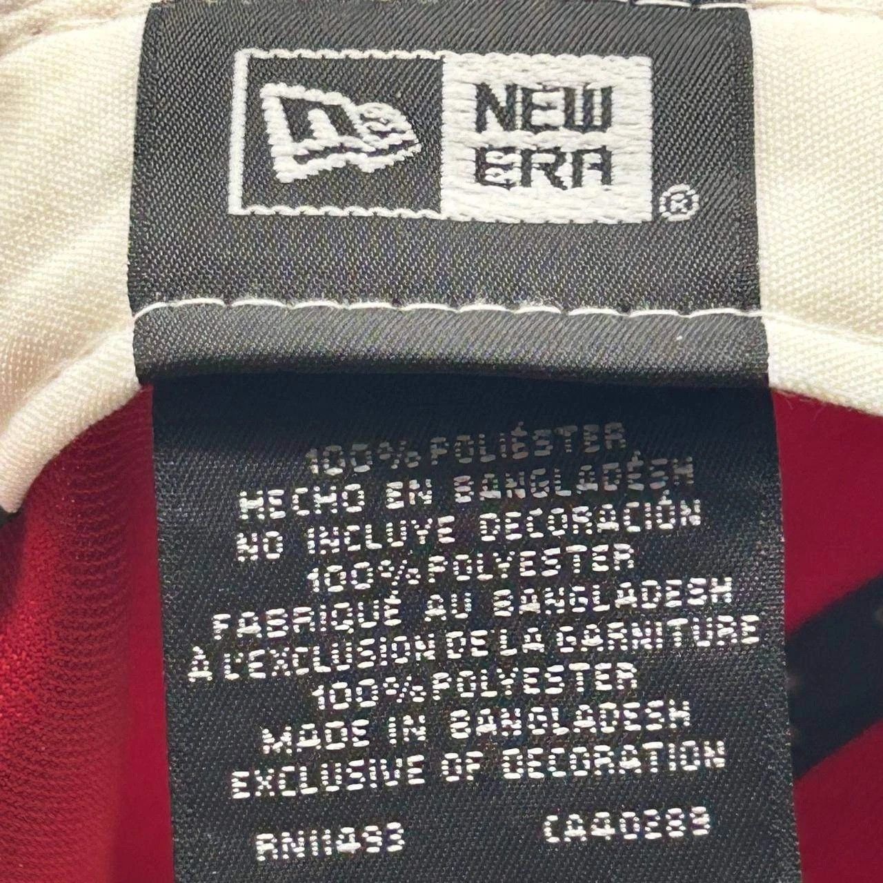 New Era Los Angeles LA Angels Hat Men 7 3/8 Red Yellow MLB Fitted Size ONE SIZE - 9 Thumbnail
